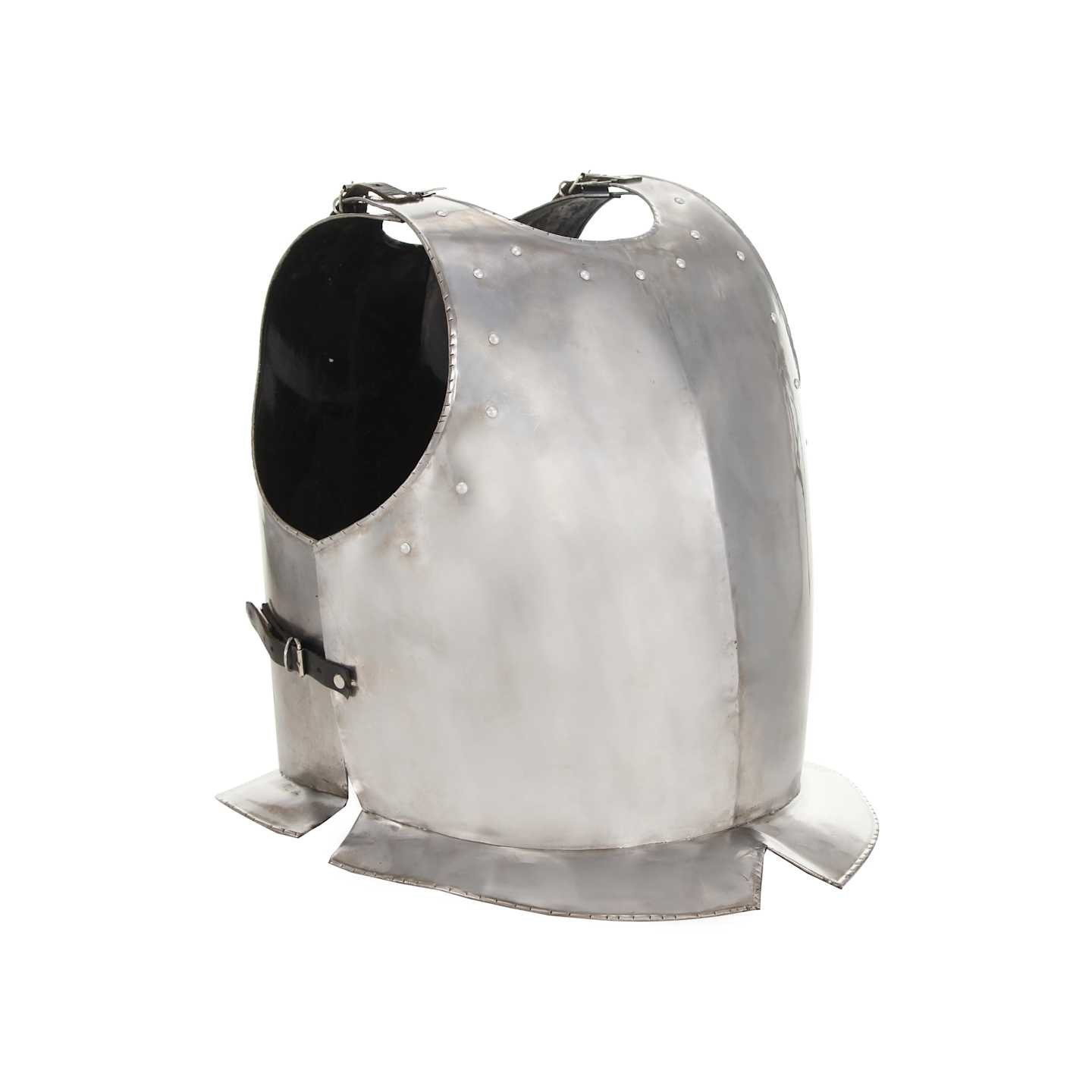 Cuirasse d'armure corporelle chevalier médiéval Argenté Acier