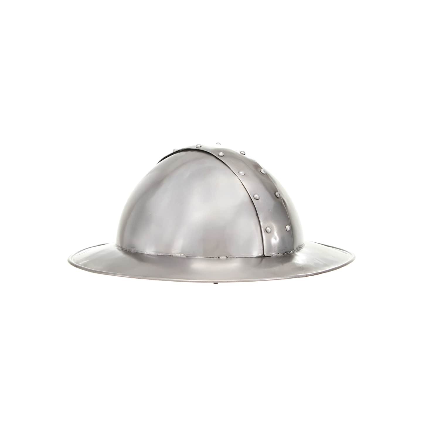Casque de chevalier médiéval antique pour GN Argenté Acier