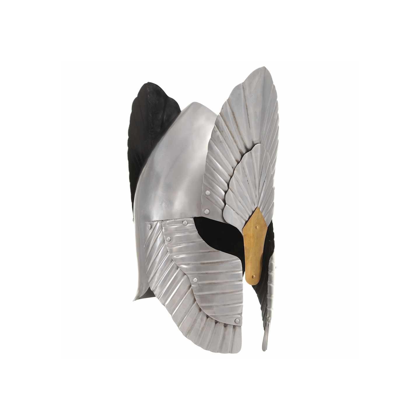 Casque de chevalier médiéval pour GN Argenté Acier