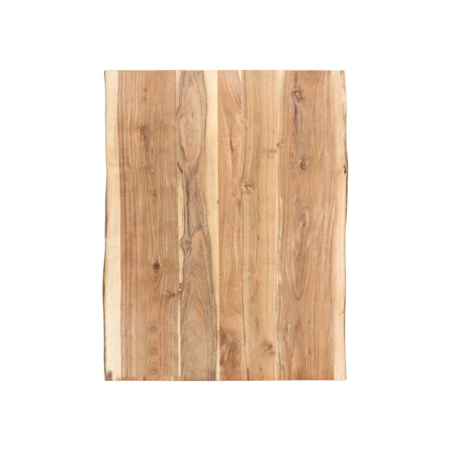 Dessus de table Bois d'acacia massif 80x(50-60)x3,8 cm