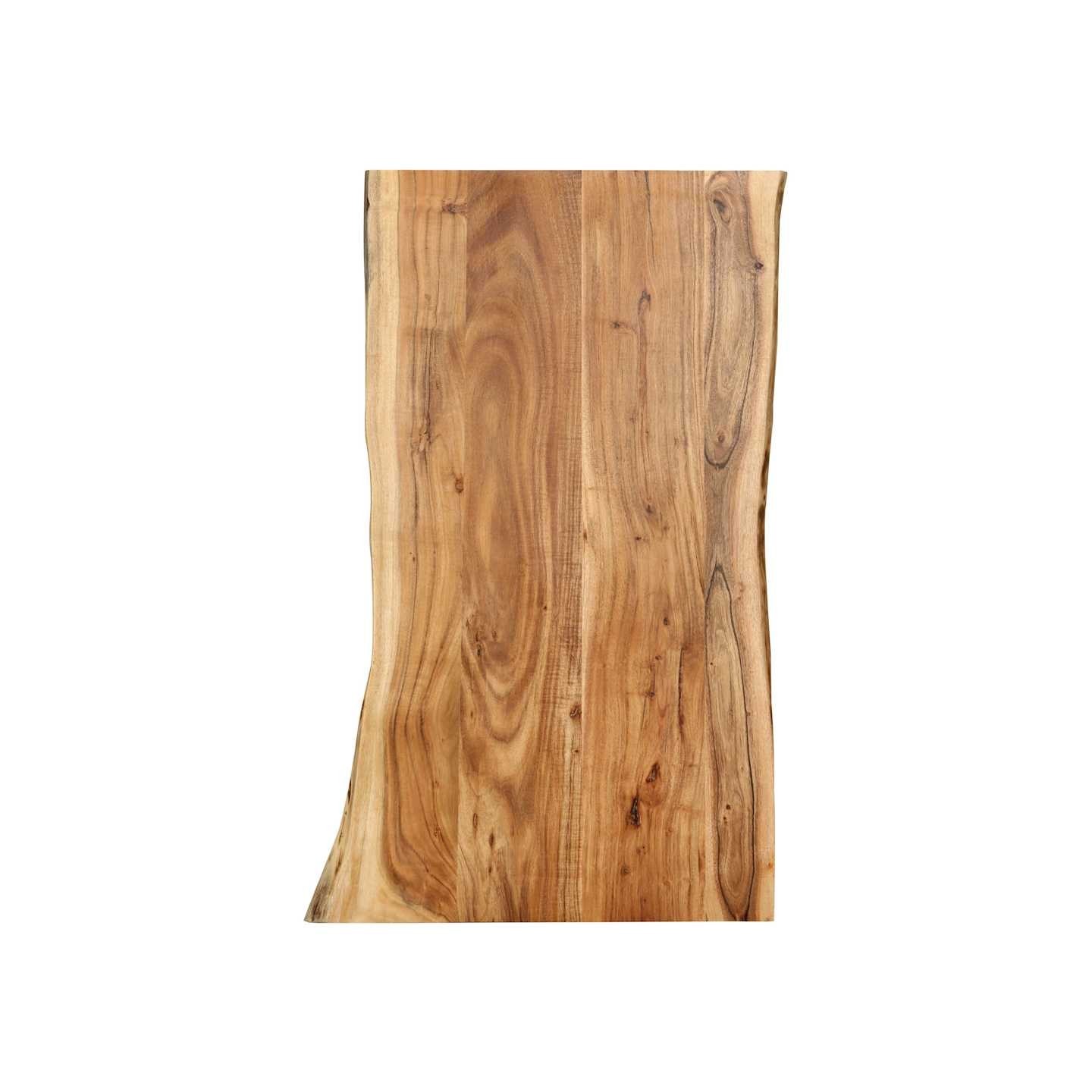 Dessus de table Bois d'acacia massif 100x(50-60)x2,5 cm