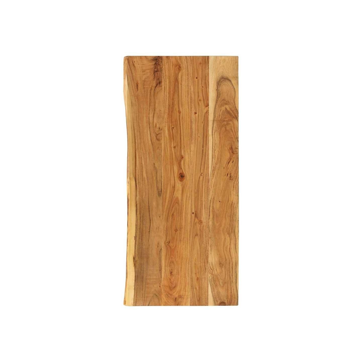 Dessus de meuble-lavabo de salle de bain Acacia 140x52x3,8 cm