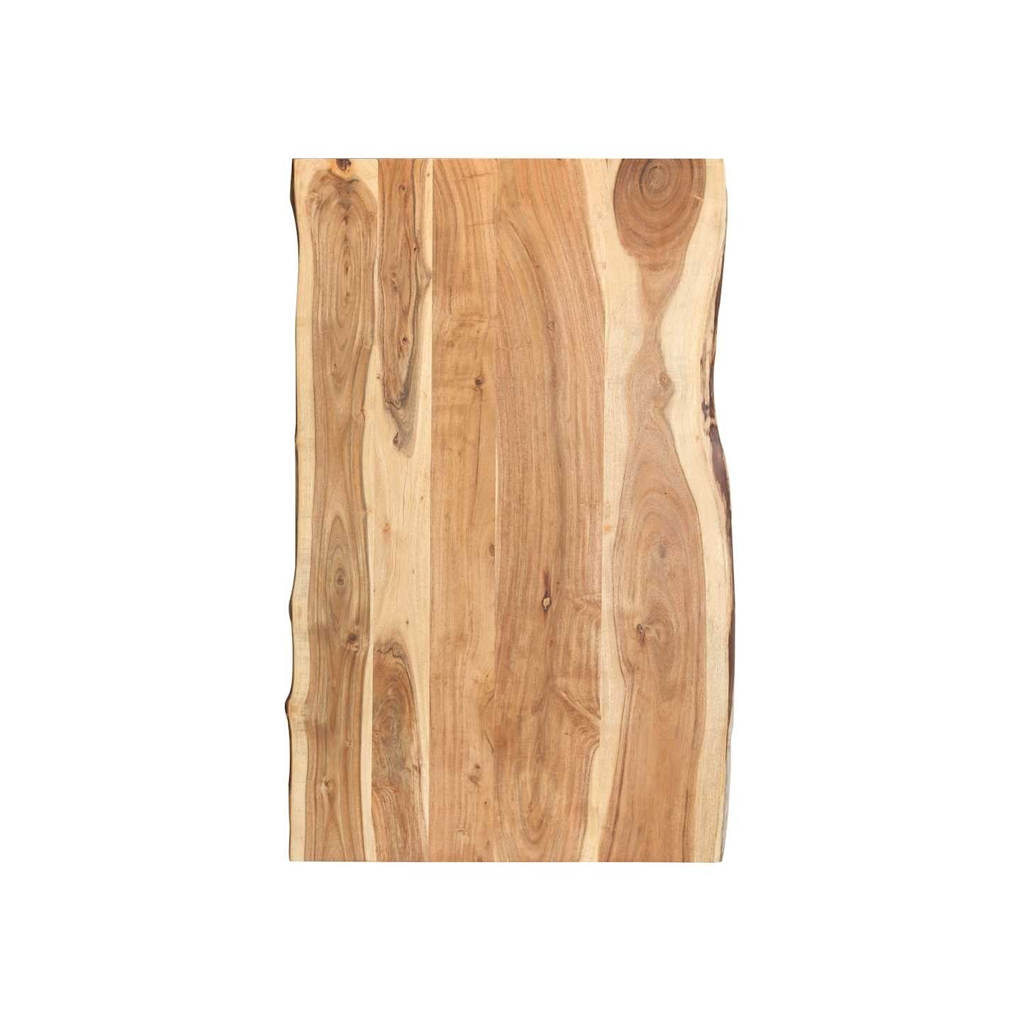 Dessus de table Bois d'acacia massif 100x(50-60)x3,8 cm
