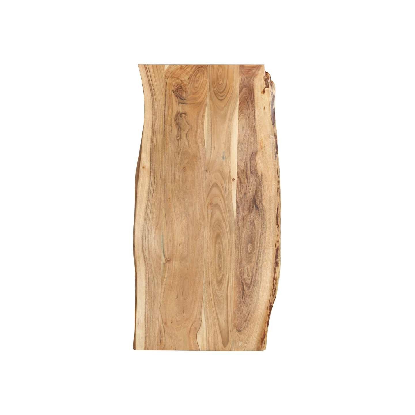 Dessus de table Bois d'acacia massif 118x(50-60)x2,5 cm