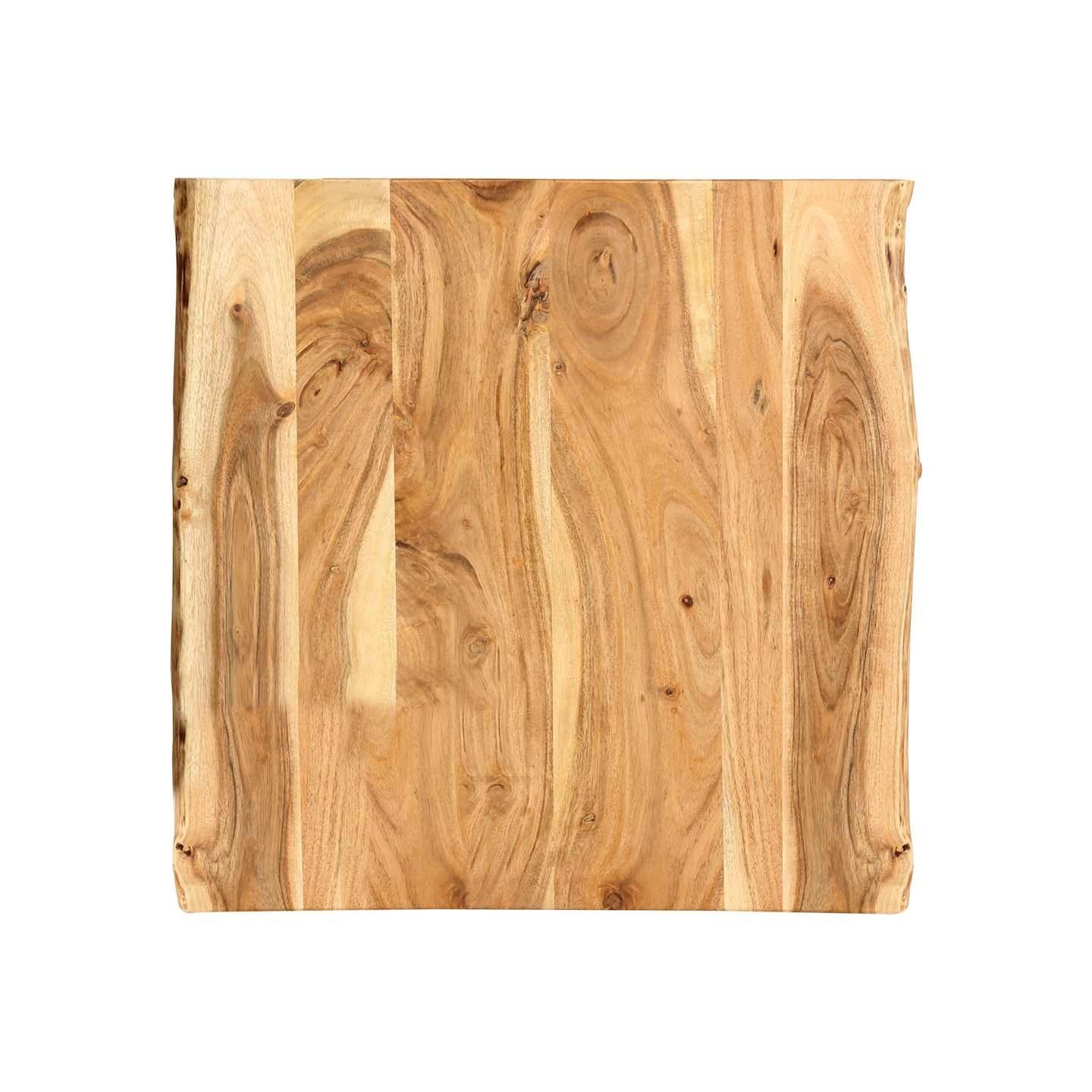 Dessus de table Bois d'acacia massif 58x(50-60)x2,5 cm