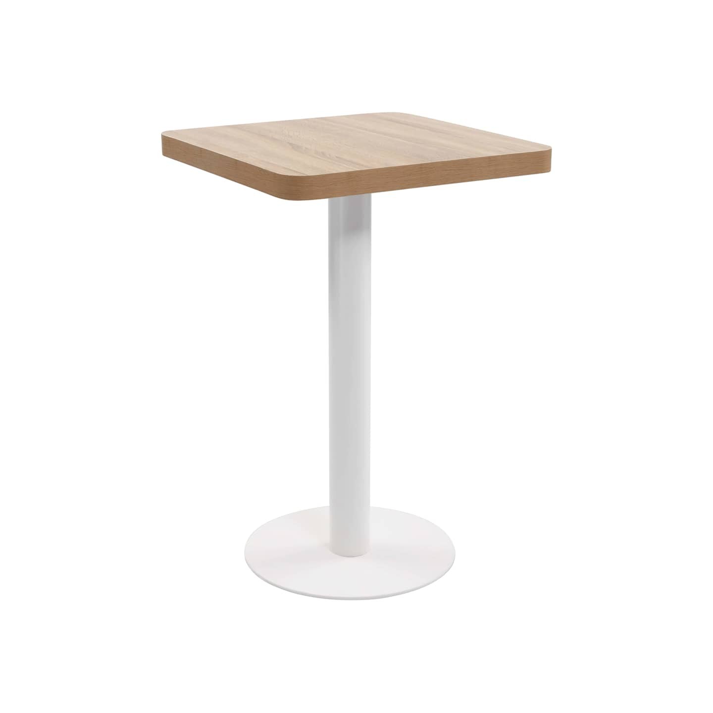Table de bistro Marron clair 50x50 cm MDF