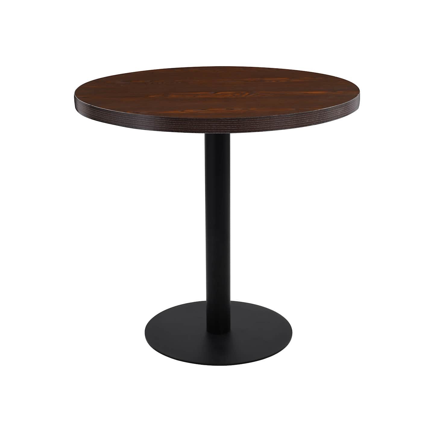 Table de bistro Marron foncé 80 cm MDF