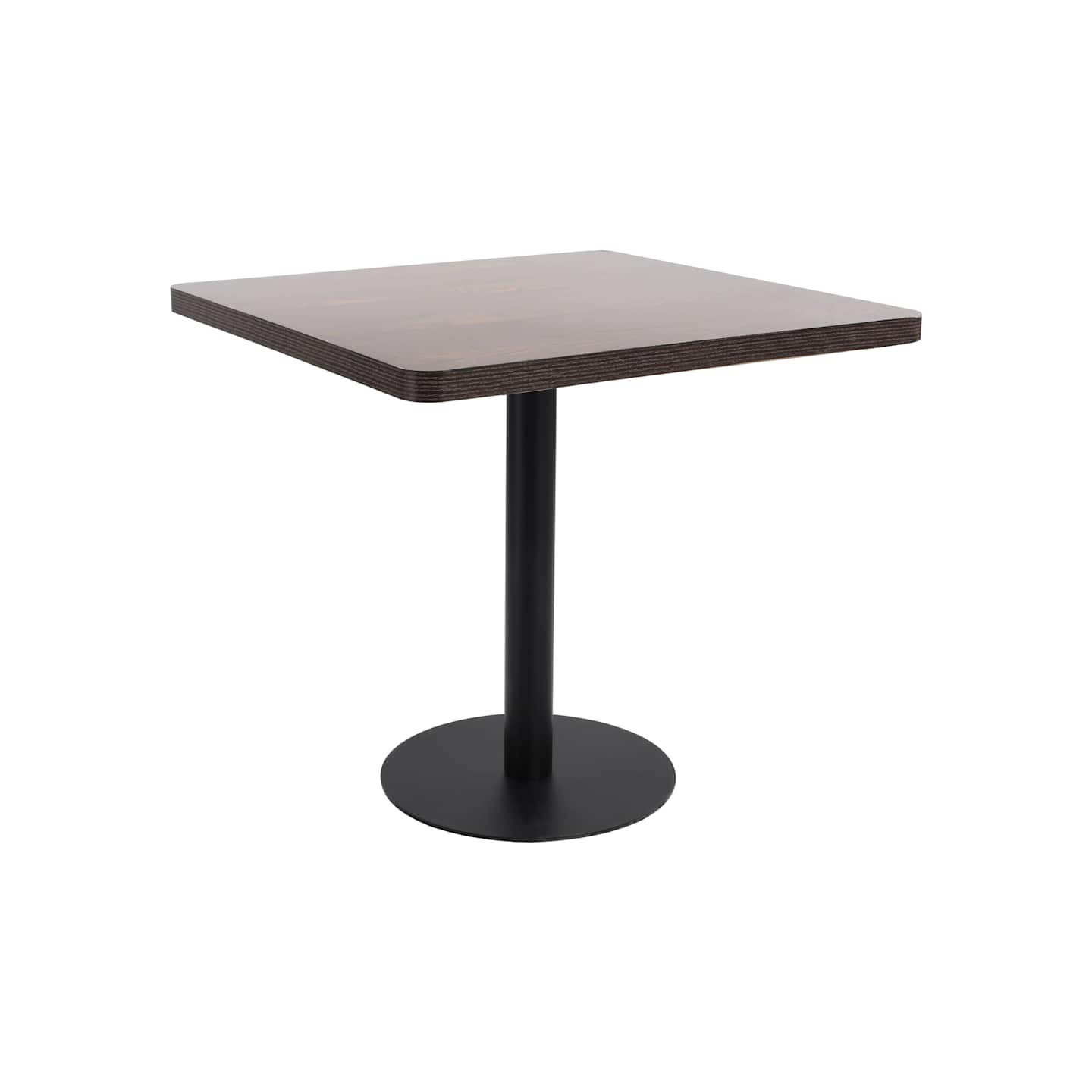 Table de bistro Marron foncé 80x80 cm MDF