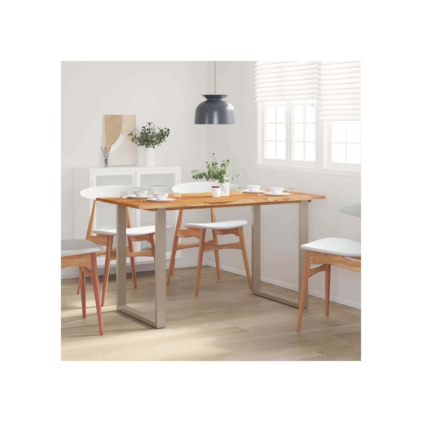 Table de salle à manger 140x70x76 cm Bois d'acacia solide