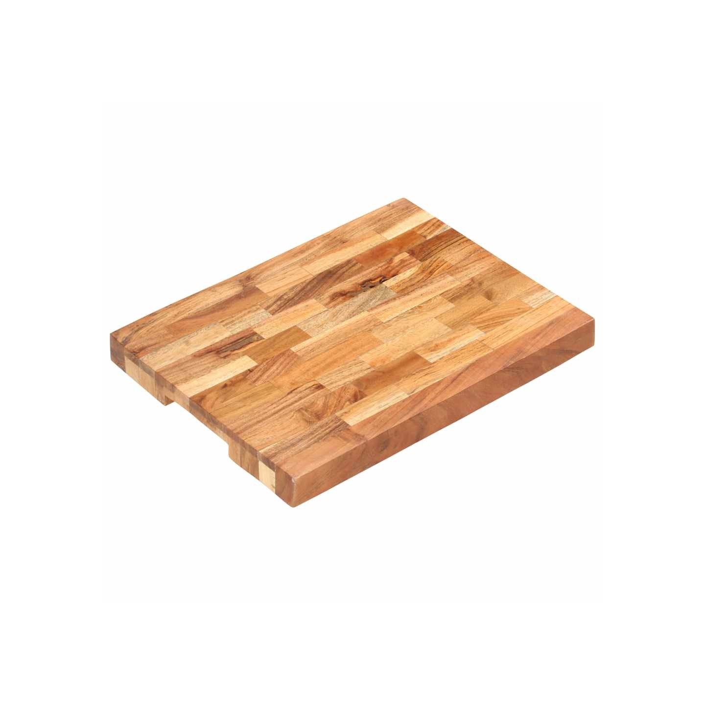 Planche à découper 40x30x4 cm Bois d'acacia massif