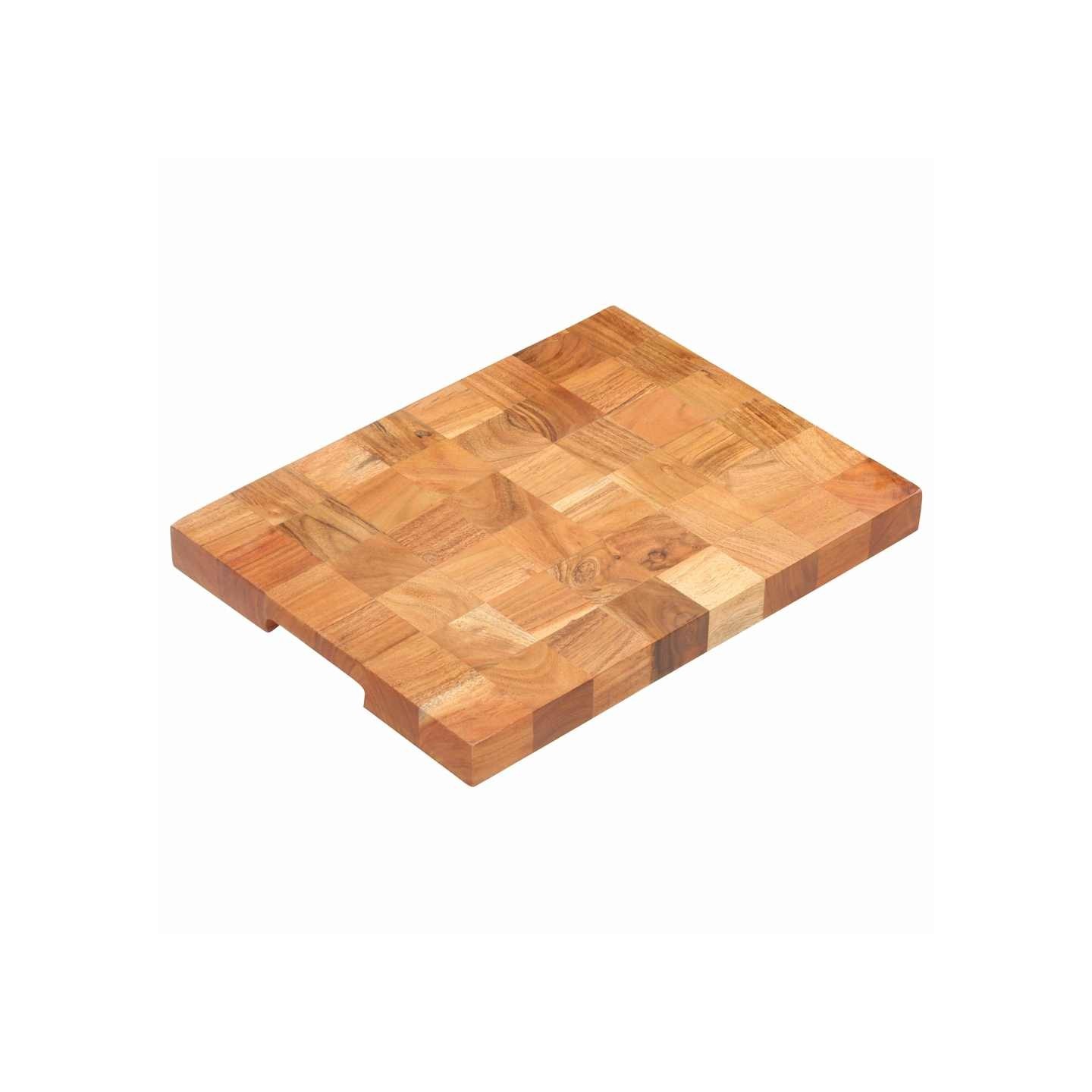 Planche à découper 40x30x3,8 cm Bois d'acacia massif