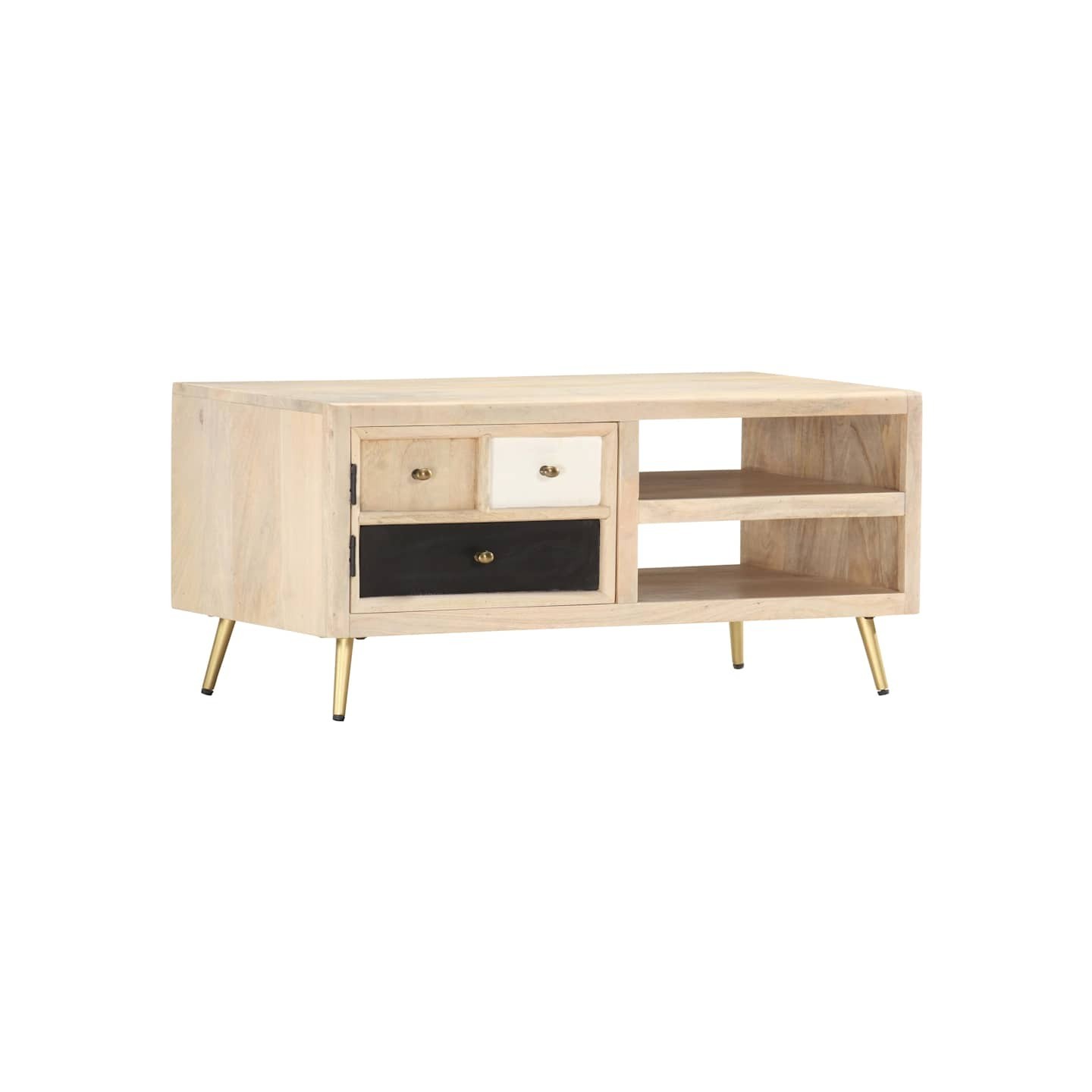 Table basse 90x45x40 cm Bois de manguier massif
