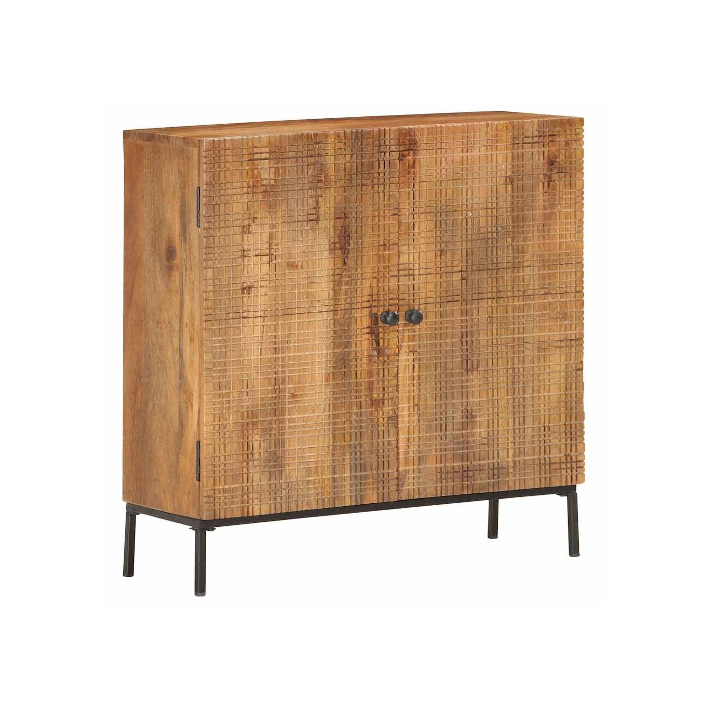 Buffet 75 x 30 x 75 cm Bois de manguier massif