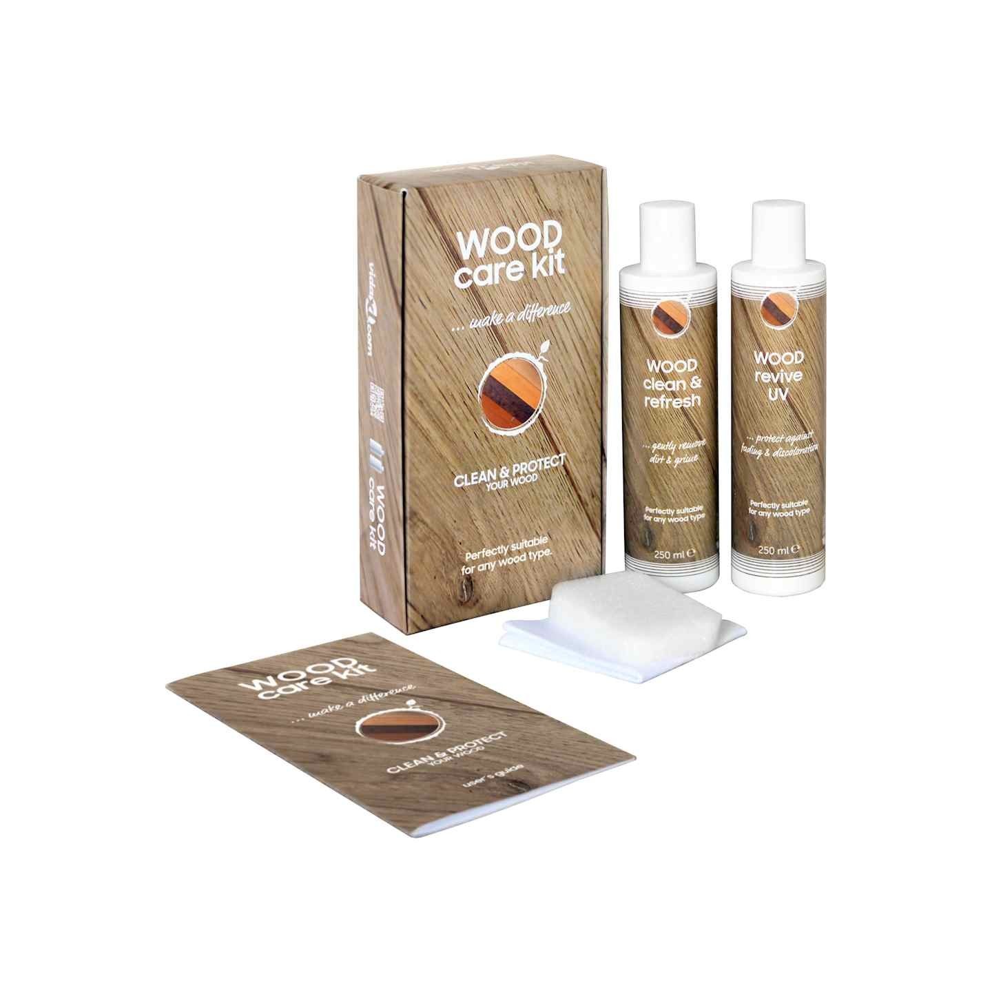 Kit d'entretien du bois CARE KIT 2x250 ml