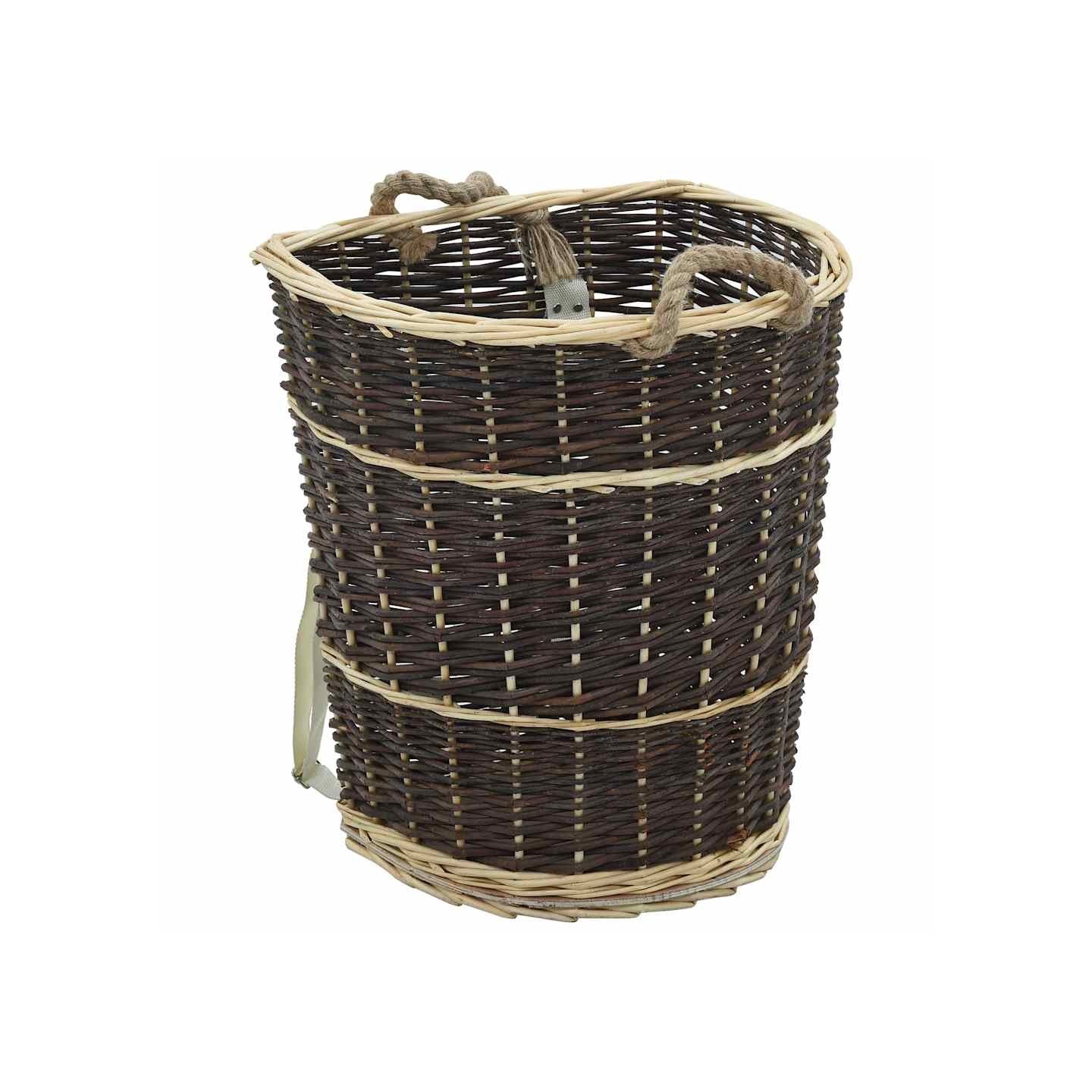 Sac à dos bois de chauffage sangles de transport 44,5x37x50 cm