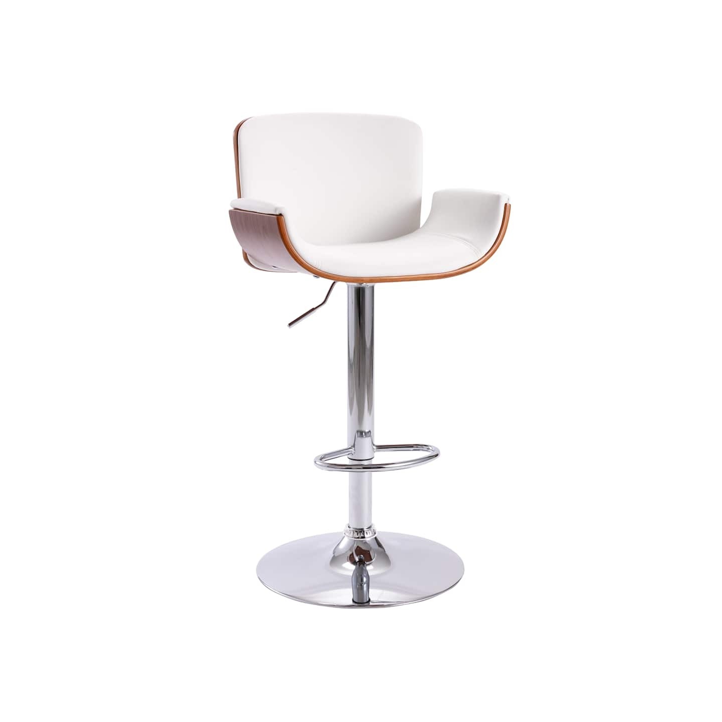 Tabouret de bar Blanc Similicuir