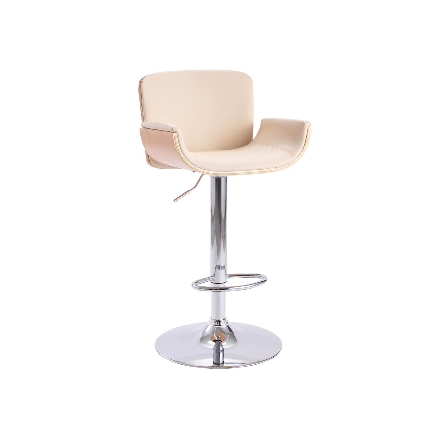 Tabouret de bar Crème Similicuir