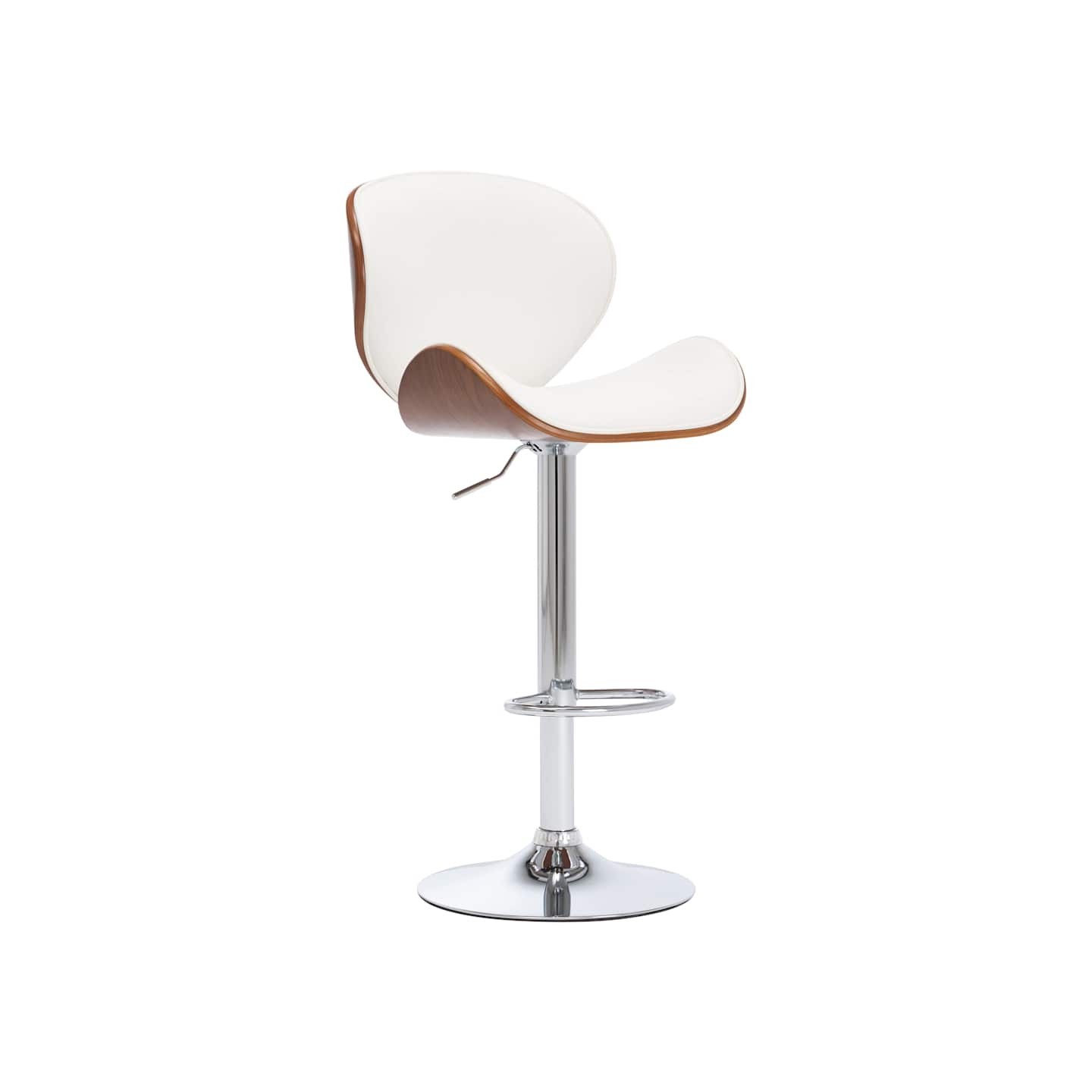 Tabouret de bar Blanc Similicuir
