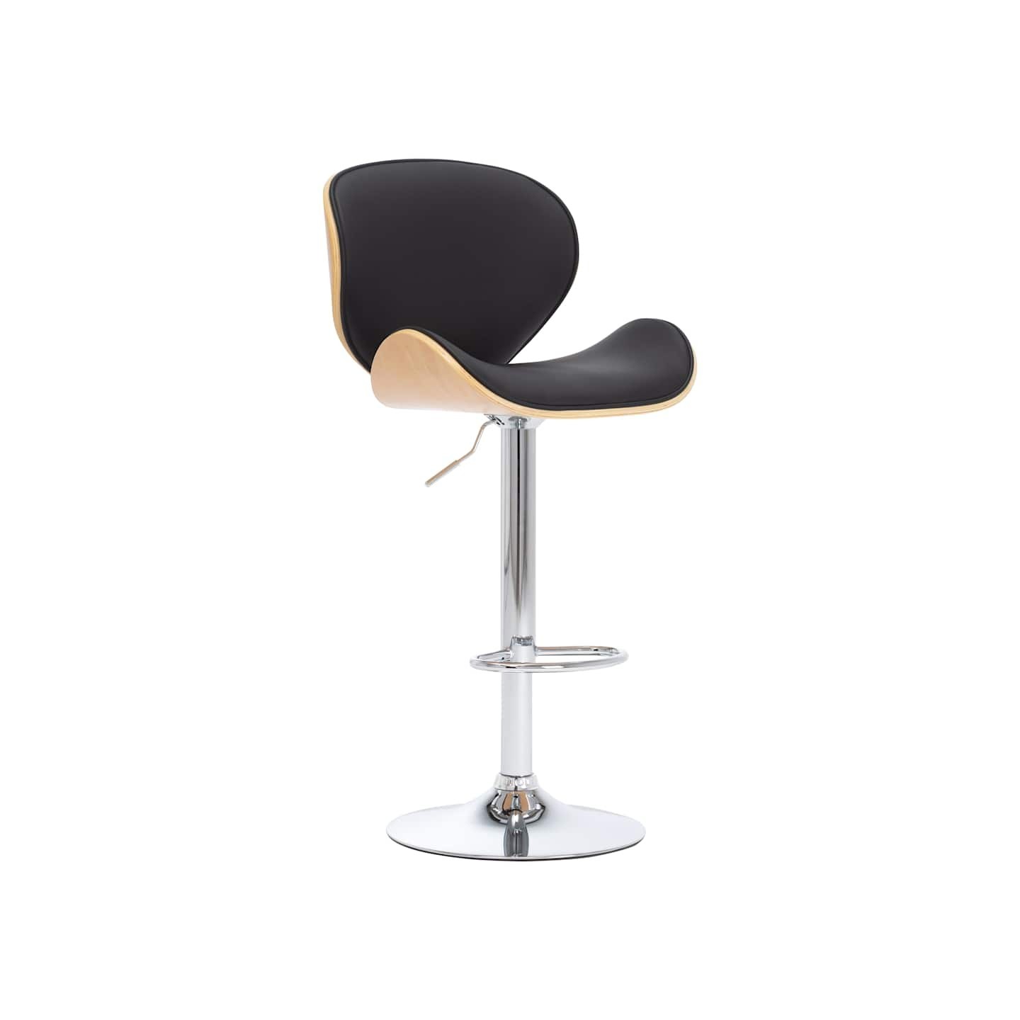 Tabouret de bar Noir Similicuir