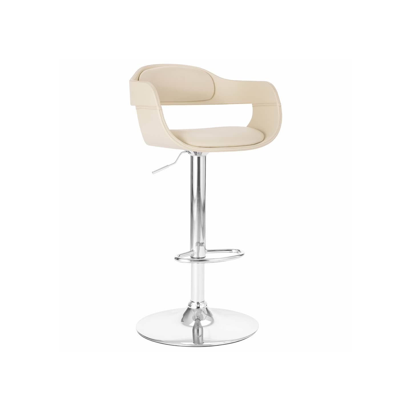 Tabouret de bar Blanc Similicuir