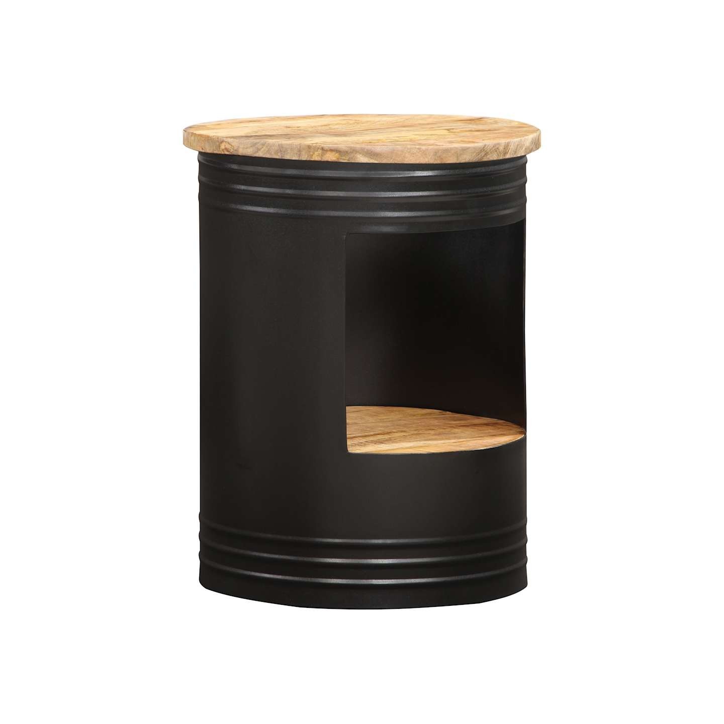 Table basse 43x55 cm bois de manguier solide