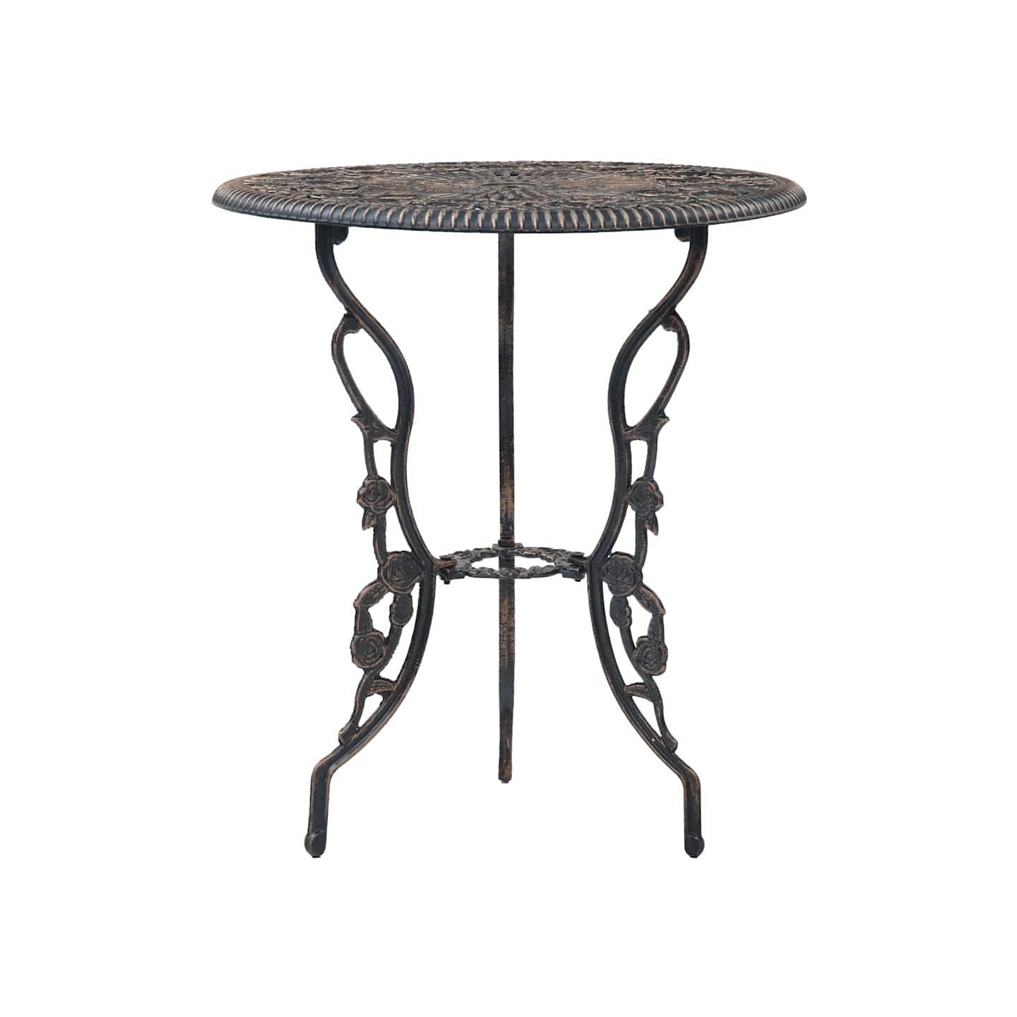 Salon de bistro 3 pcs Aluminium coulé