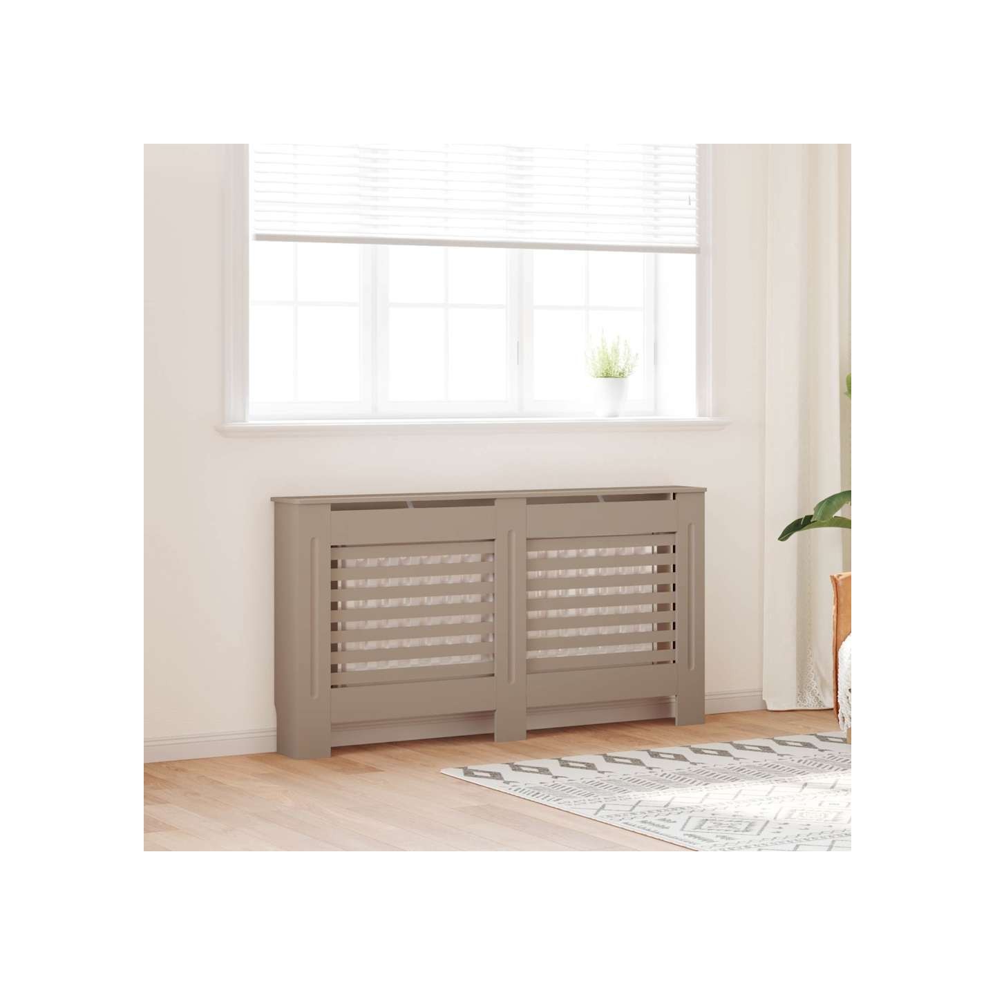 Cache-radiateur 152x19x81,5 cm MDF