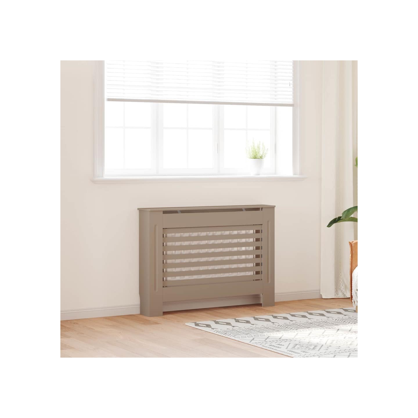 Cache-radiateur 112x19x81,5 cm MDF
