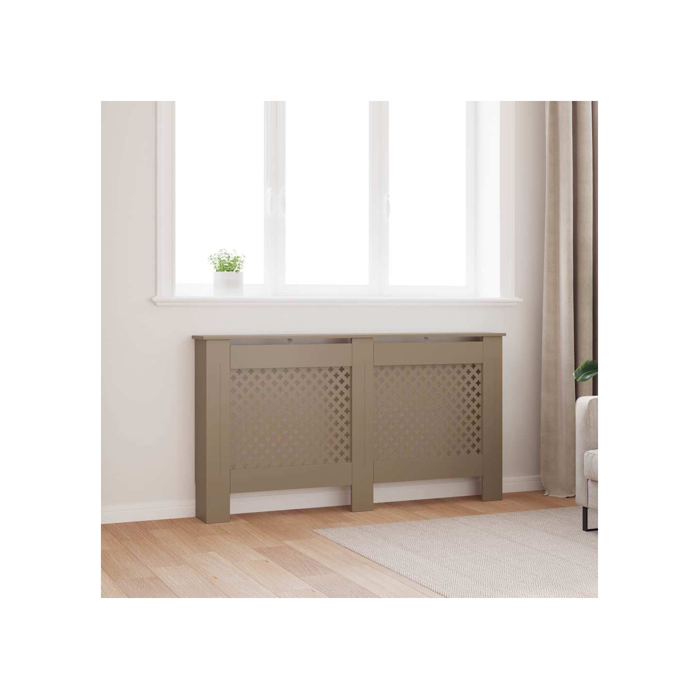 Cache-radiateur 152x19x81,5 cm MDF