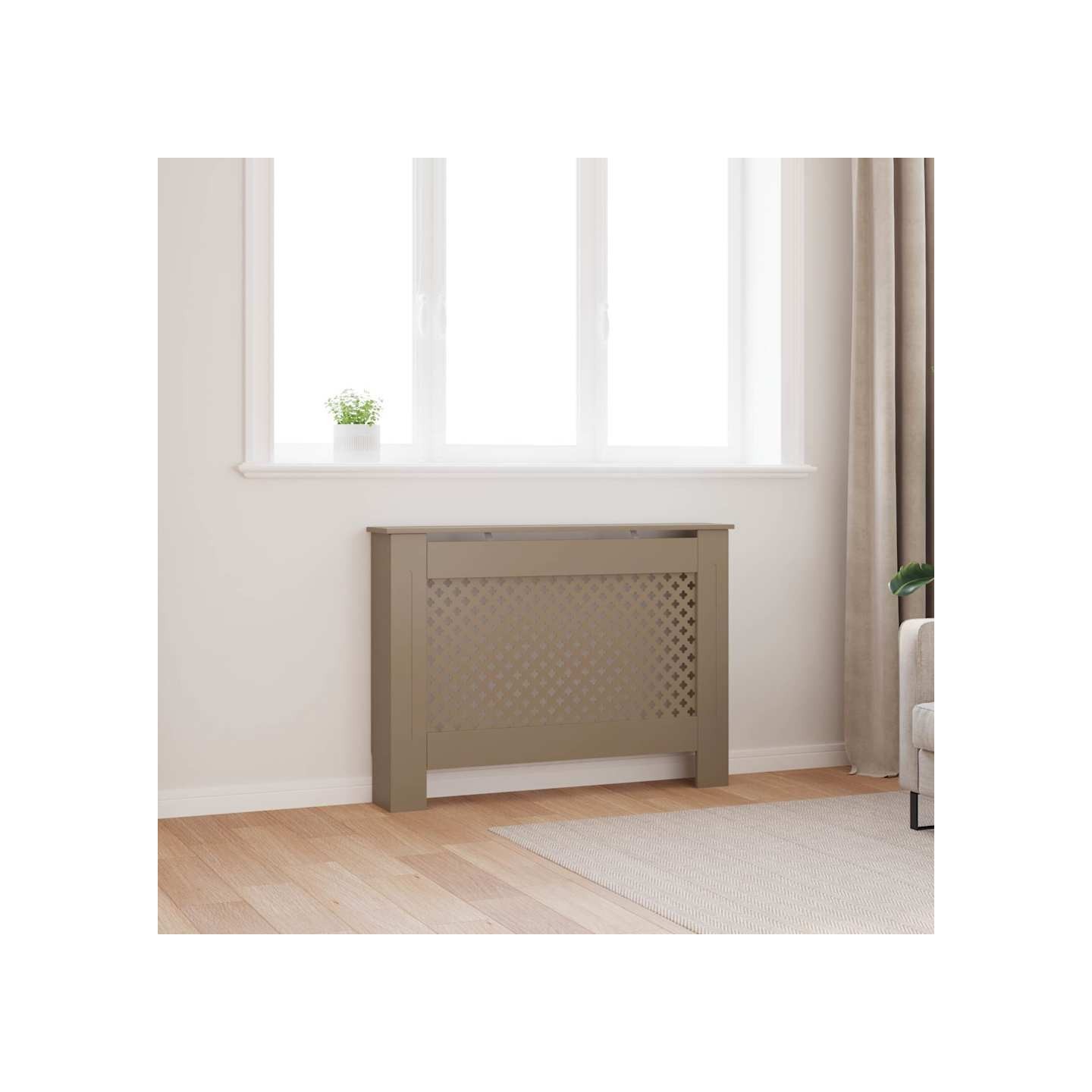 Cache-radiateur 112x19x81,5 cm MDF