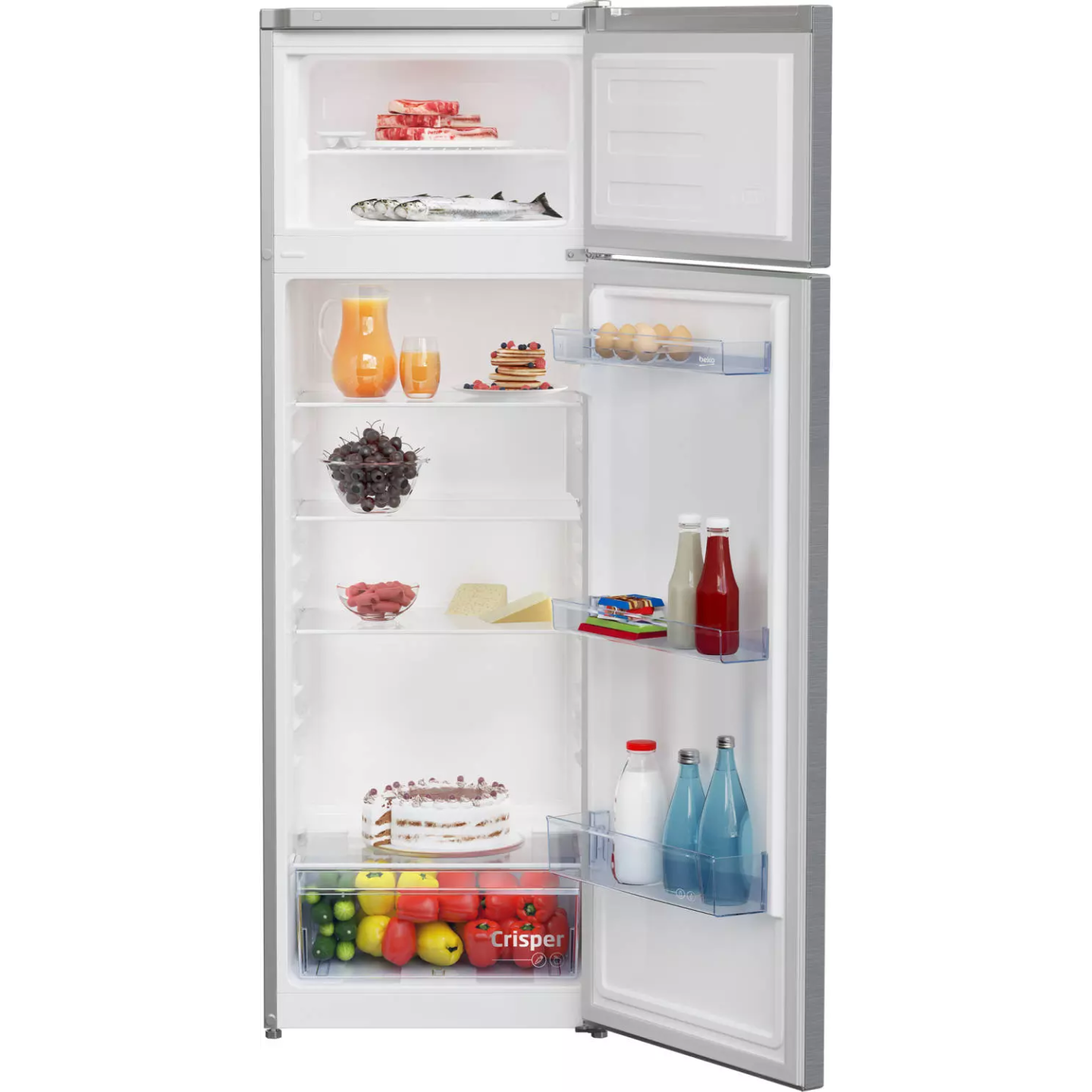 Réfrigérateur 2 portes Beko RDSA280K40SN 250 L gris acier | Nimestore