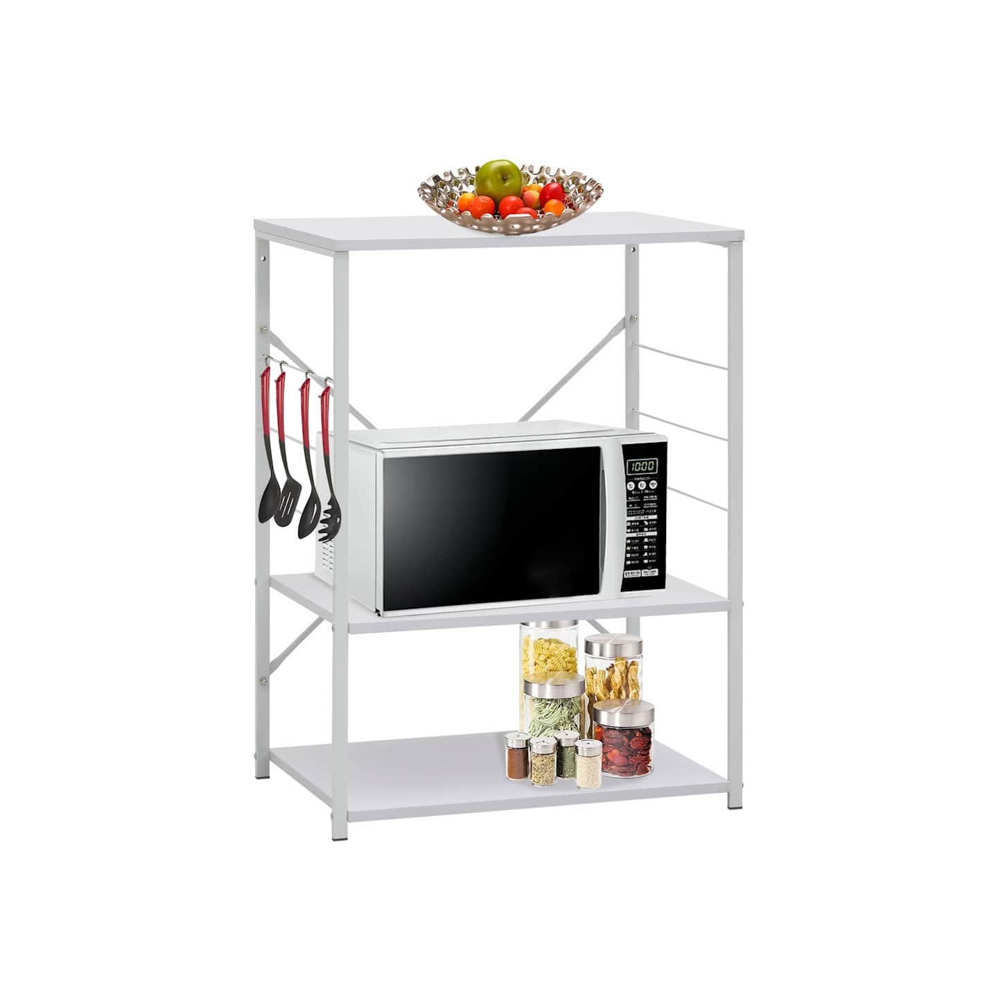 Armoire à four à micro-ondes Blanc 60x39,6x79,5 cm