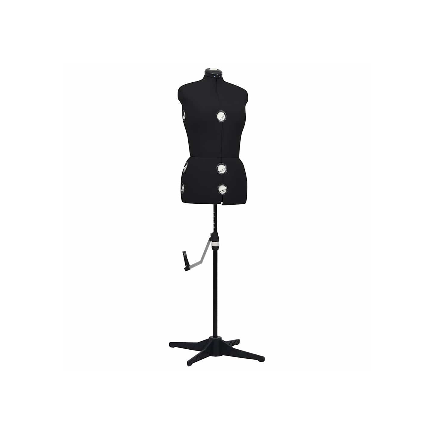 Mannequin de robe ajustable pour femme Noir M Taille 40-46