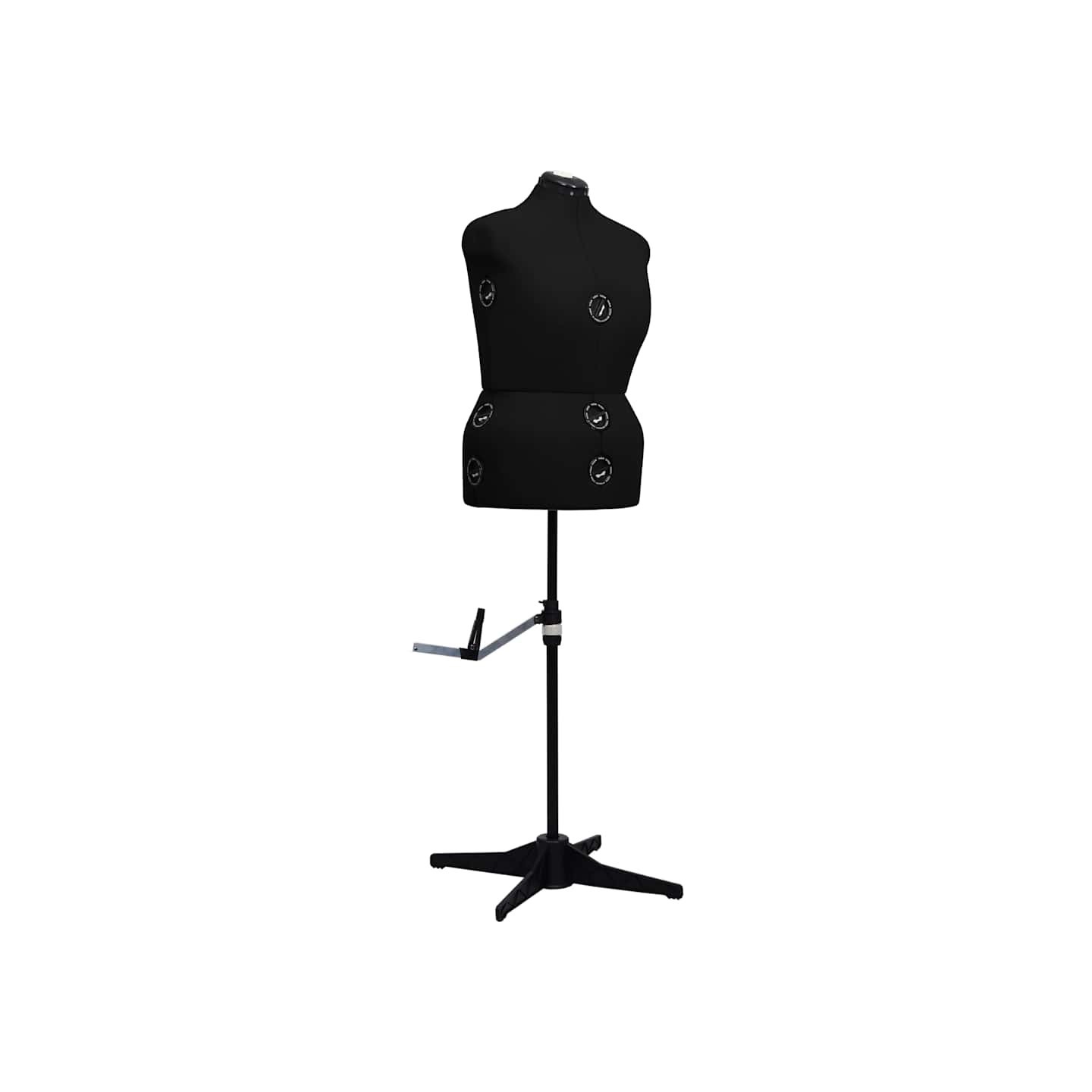 Mannequin de robe ajustable pour femme Noir L Taille 44-50