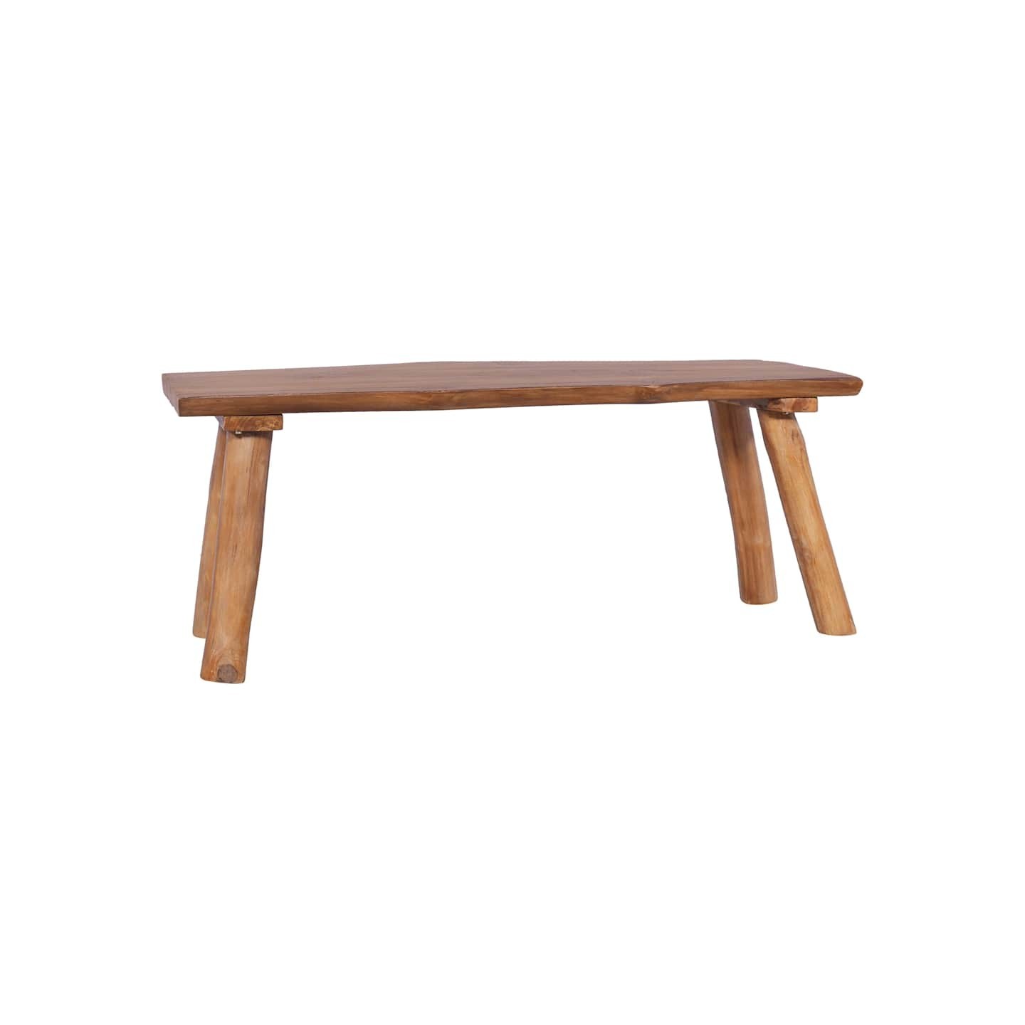 Banc de jardin 120 cm Bois de teck solide
