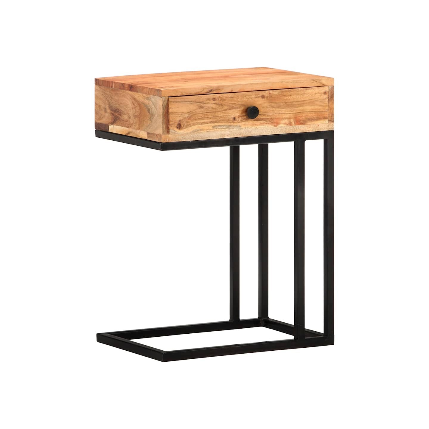 Table d'appoint en forme d'U 45x30x61 cm Bois d'acacia massif