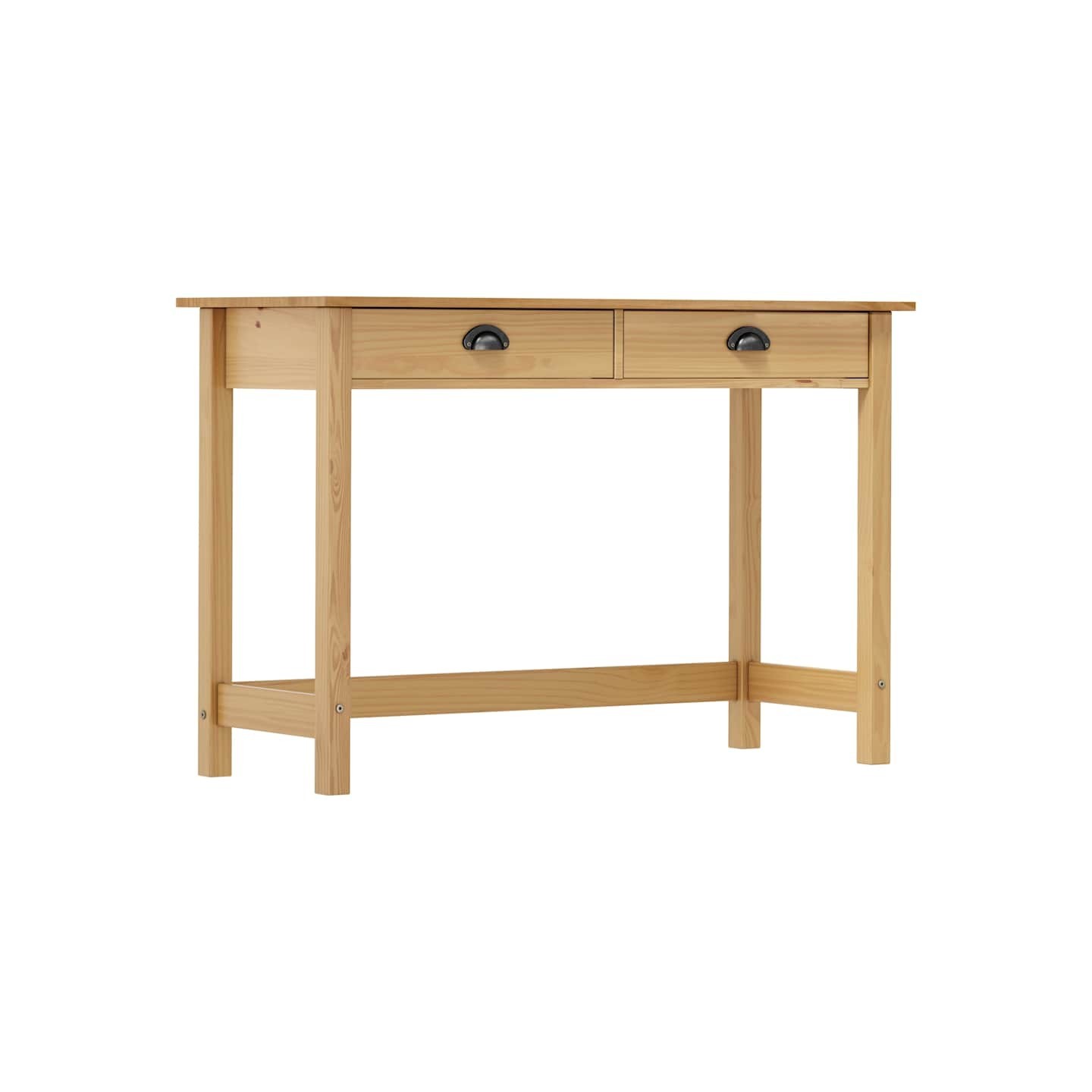 Table console Hill Range avec 2 tiroirs 110x45x74 cm Pin solide