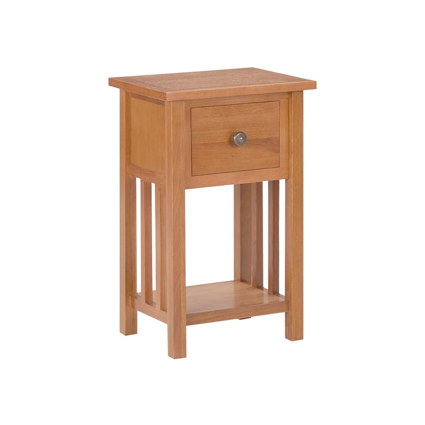 Table à revues avec tiroir 35x27x55 cm Bois de chêne solide