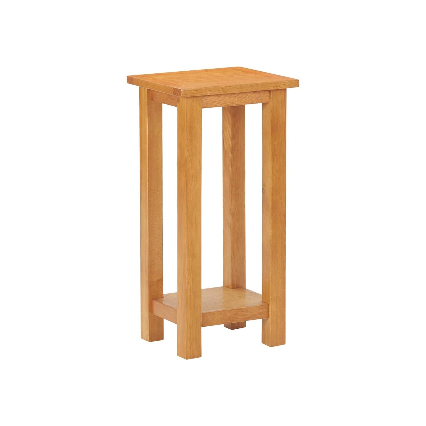 Table d'appoint 27x24x55 cm Bois de chêne massif
