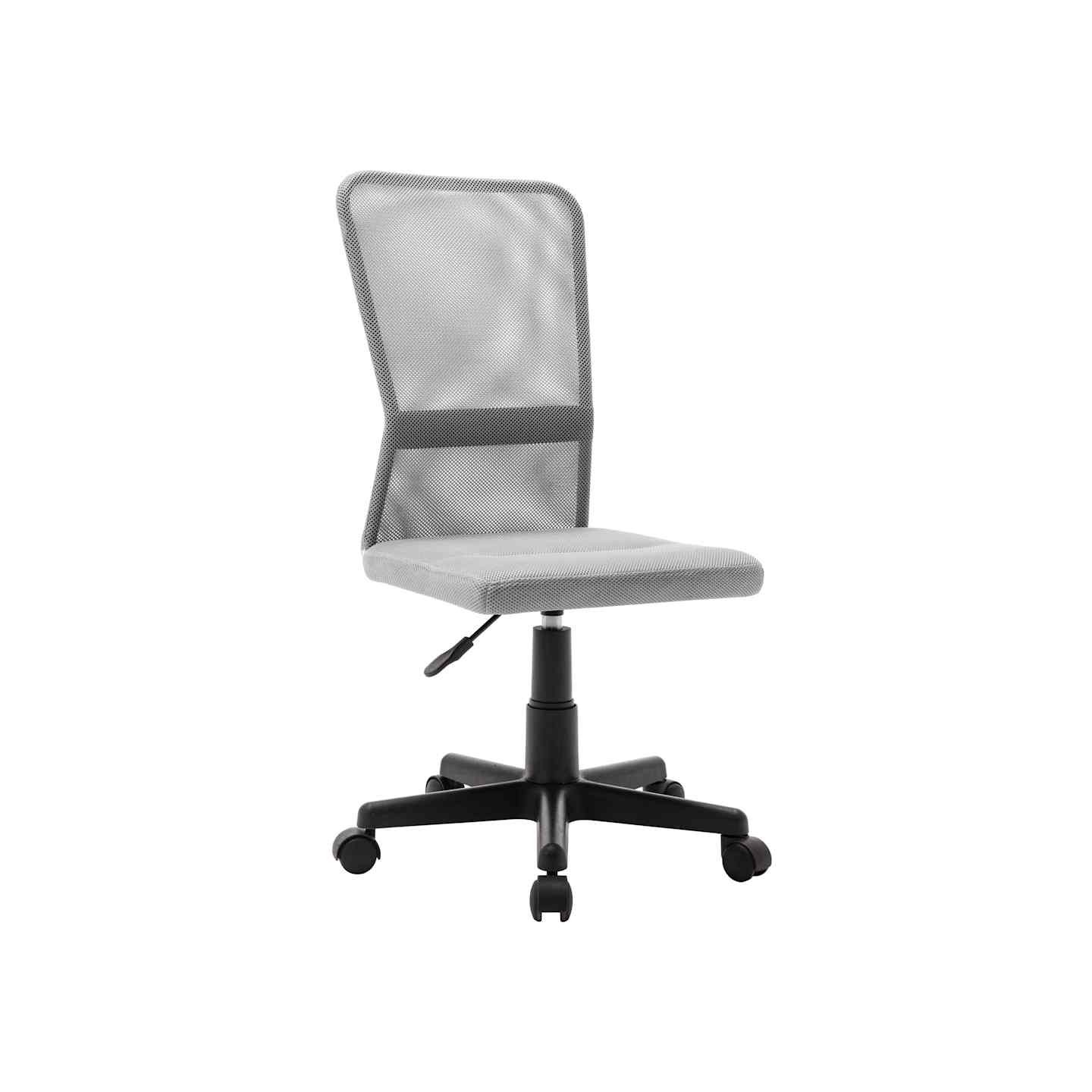 Chaise de bureau Gris 44x52x100 cm Tissu en maille