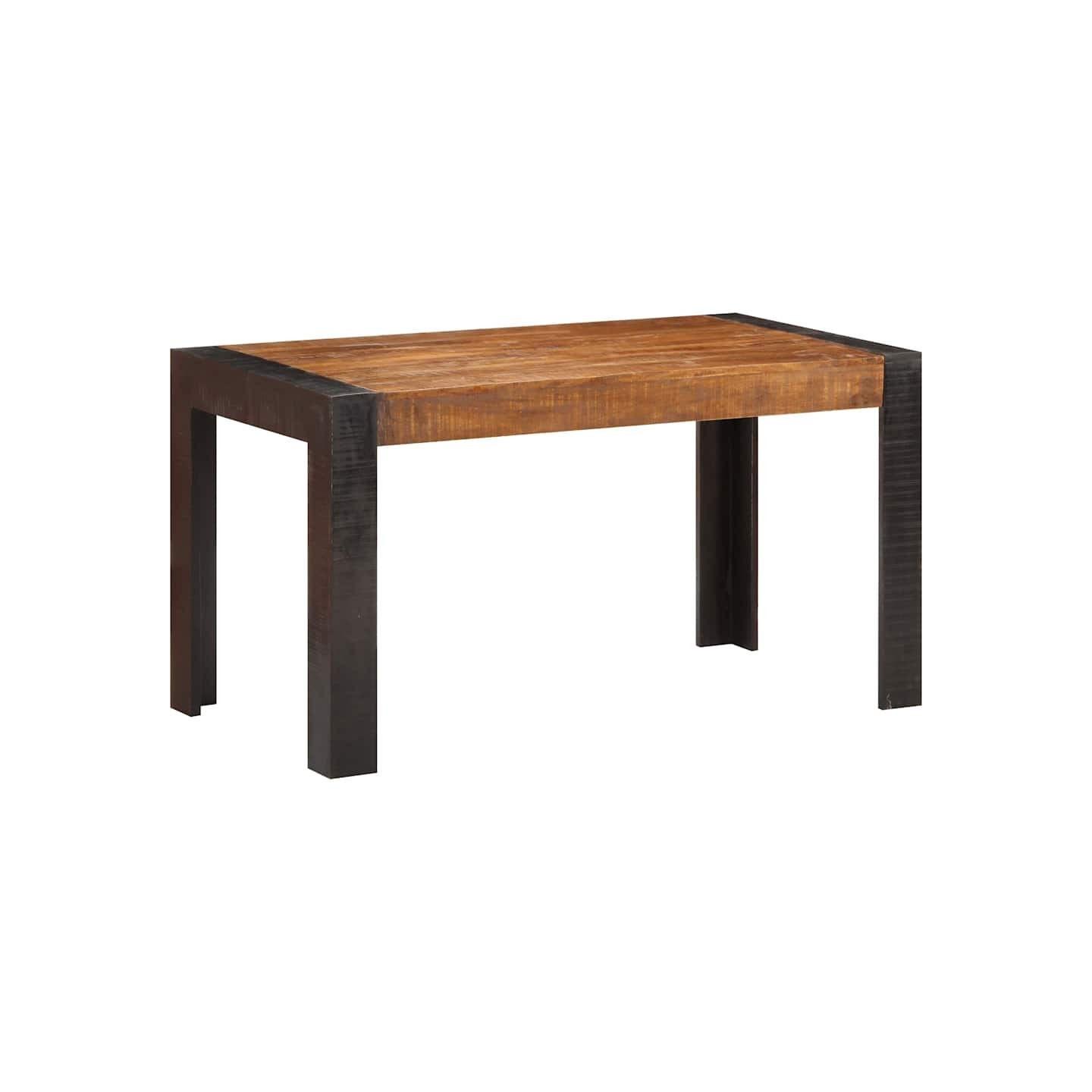 Table à manger 140x70x76 cm Bois de manguier brut massif