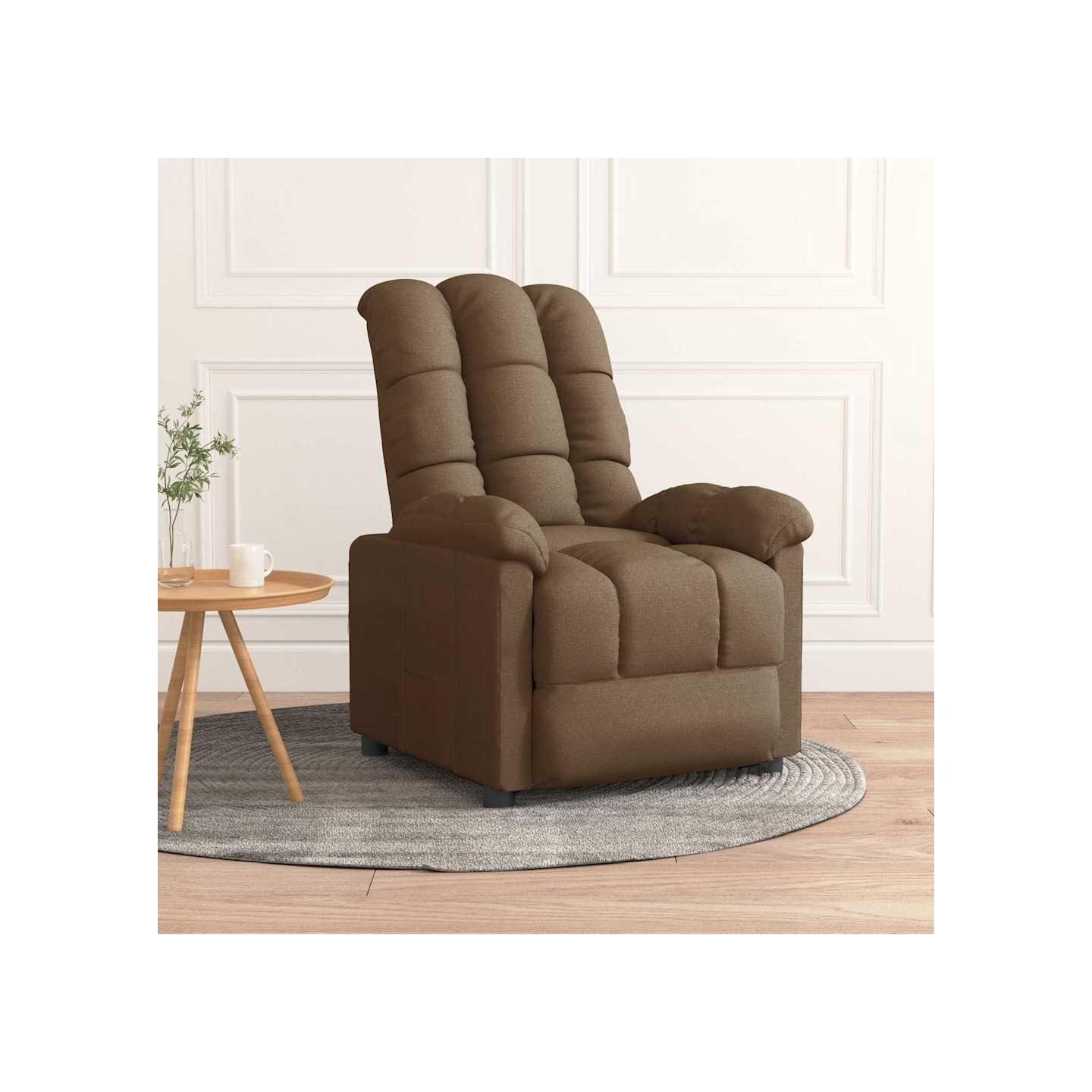 Fauteuil inclinable Marron Tissu