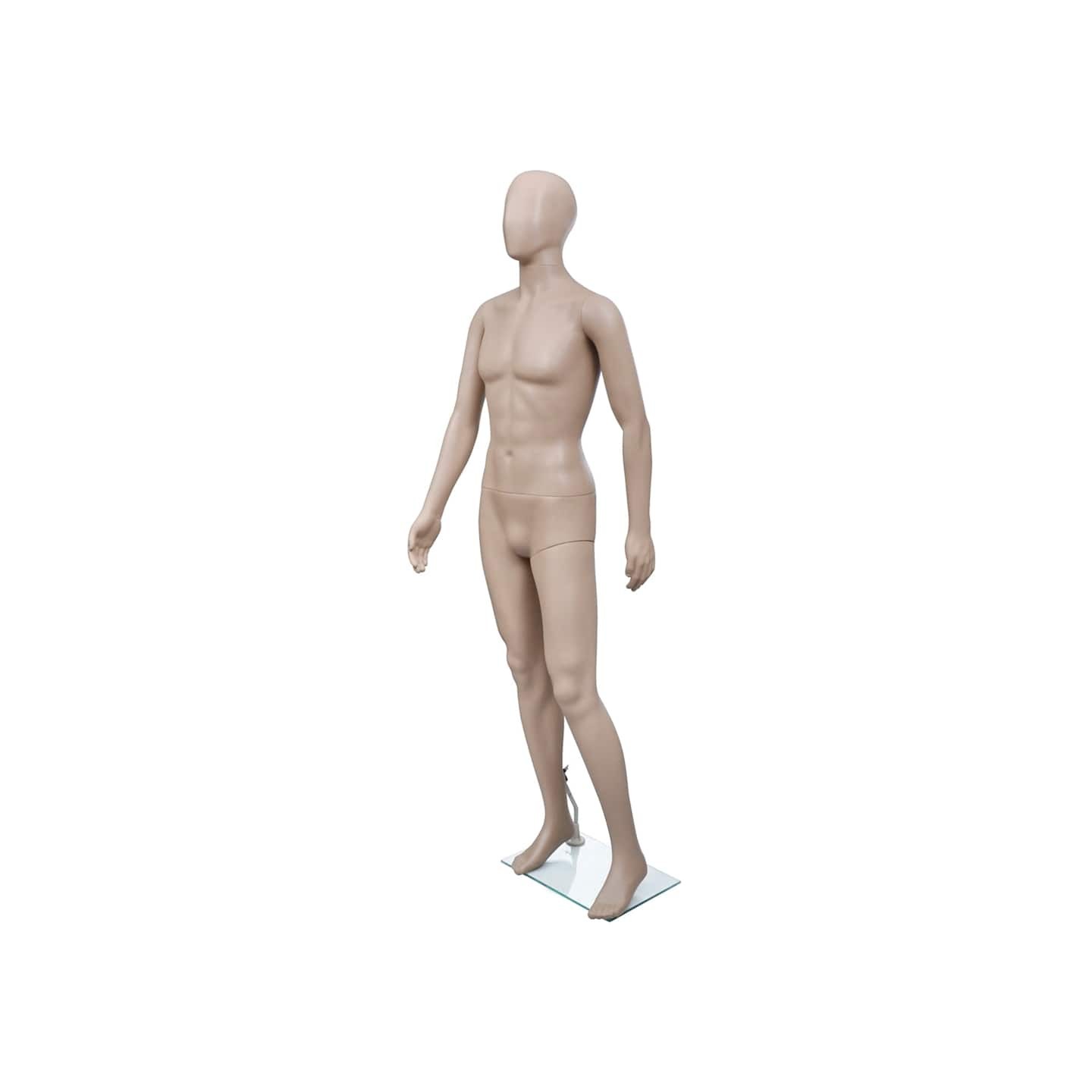 Mannequin de vitrine Homme Tête ronde