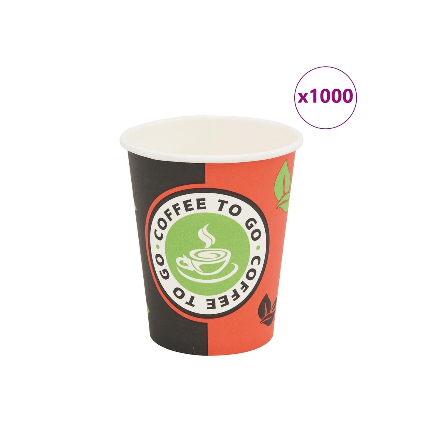Gobelet à café jetable 1000 pcs Papier 240 ml (8 oz)