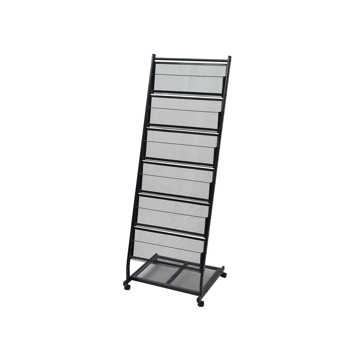 Porte-revues 47,5 x 43 x 133 cm Noir A4