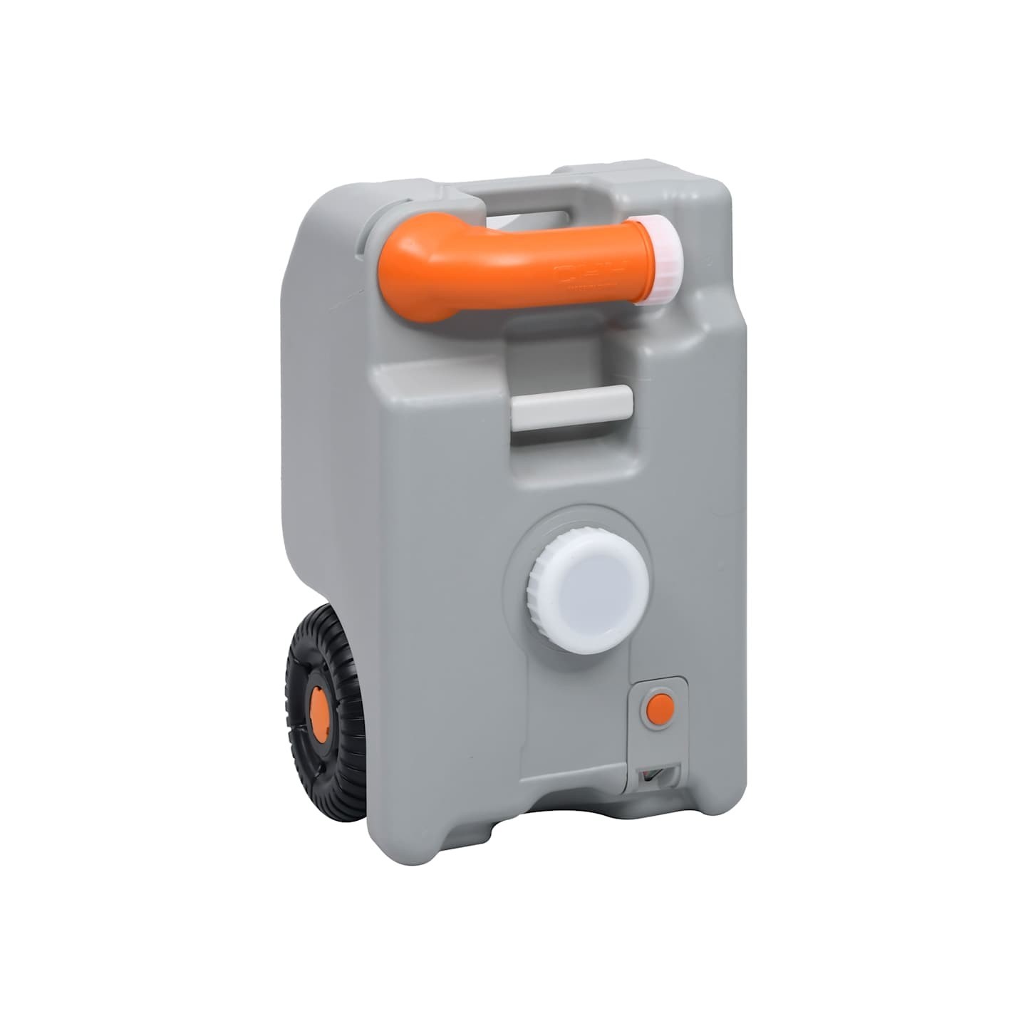 Réservoir d'eau sur roues pour camping 25 L Gris