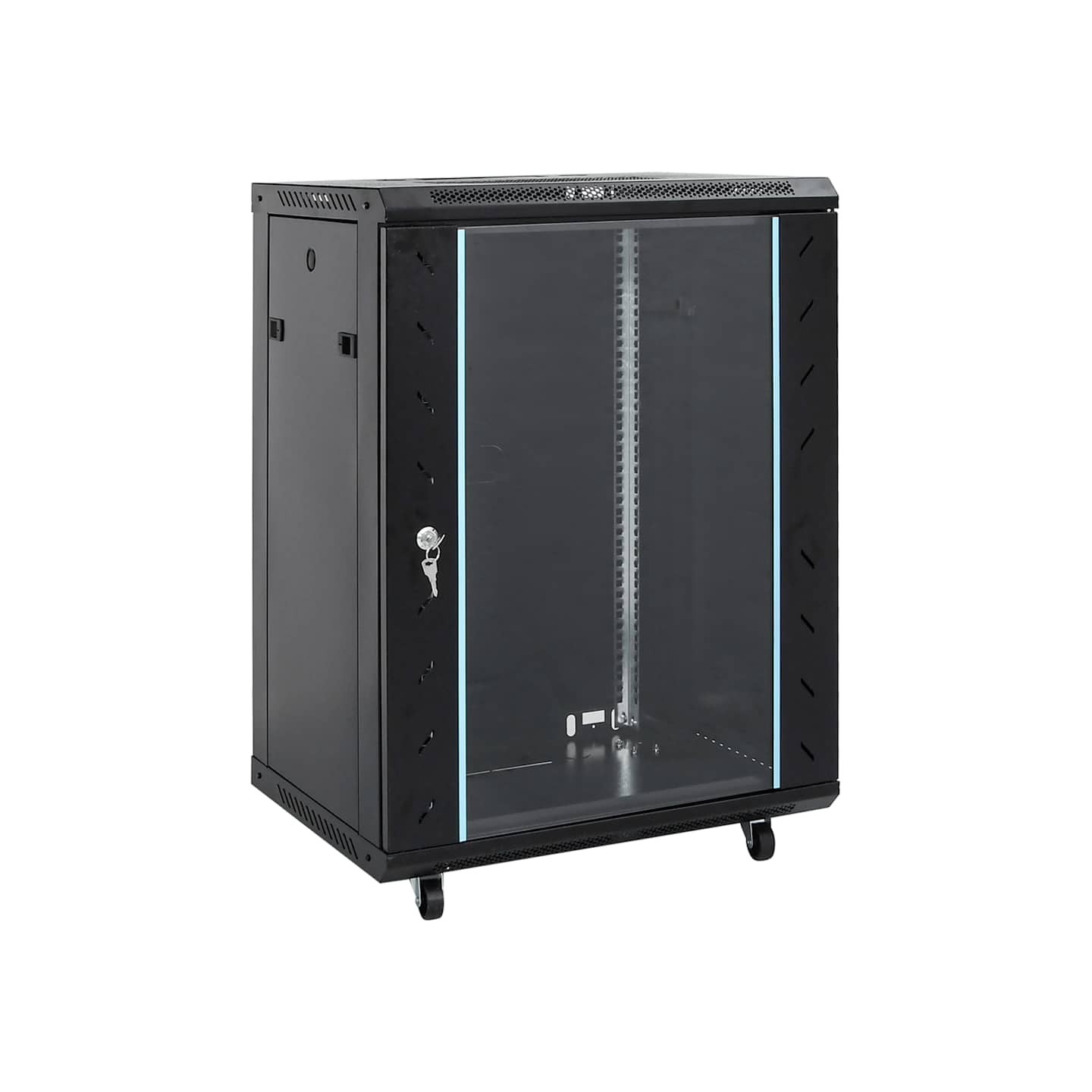 Armoire réseau 15U avec pieds pivotants 19" IP20 60 x 45 x 86 cm
