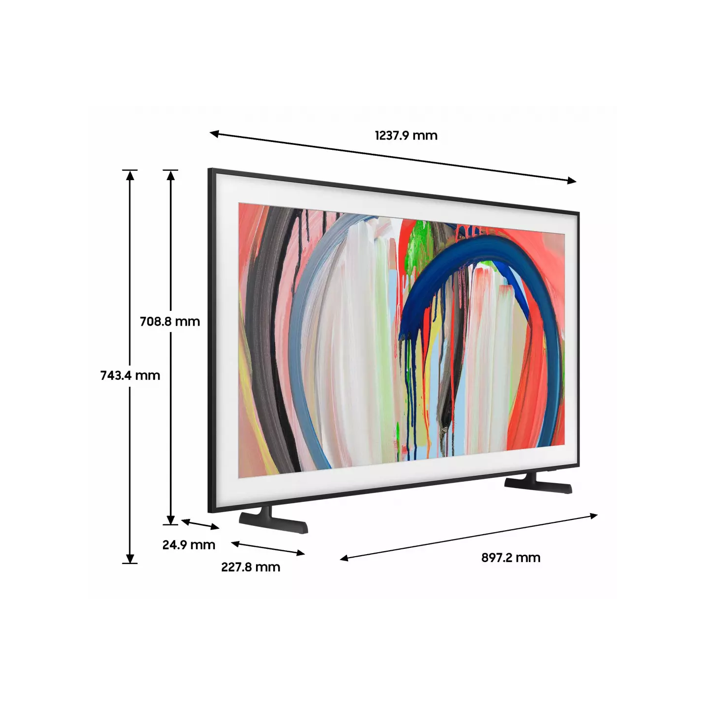 TV QLED Samsung The Frame TQ55LS03HA 55" 4K 144 Hz | Nimestore