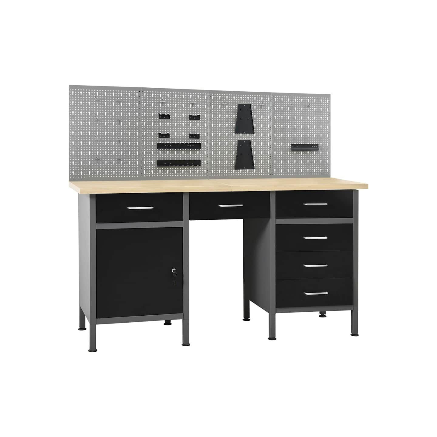Établi avec 4 panneaux muraux