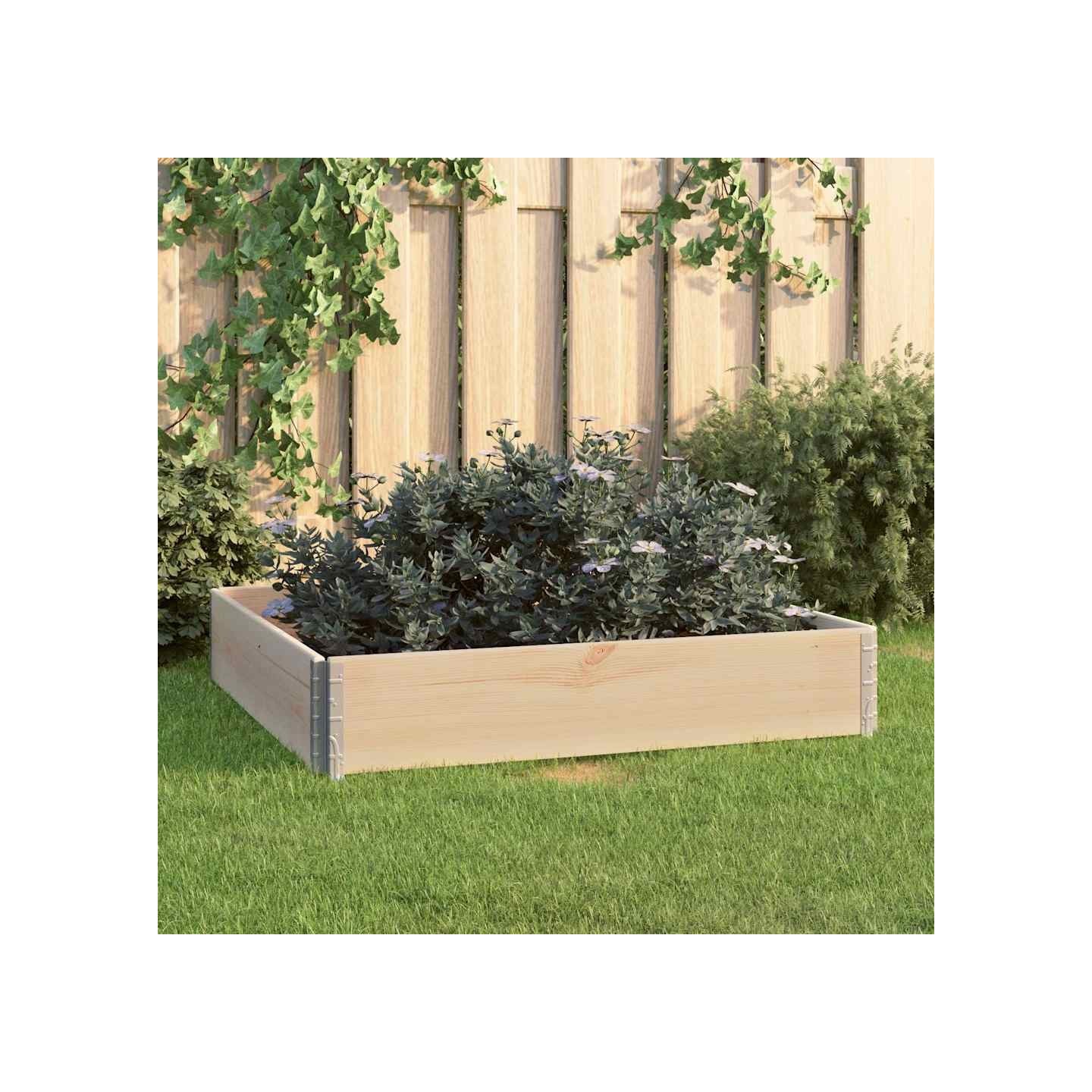 Jardinière surélevée 100x100 cm Bois de pin solide